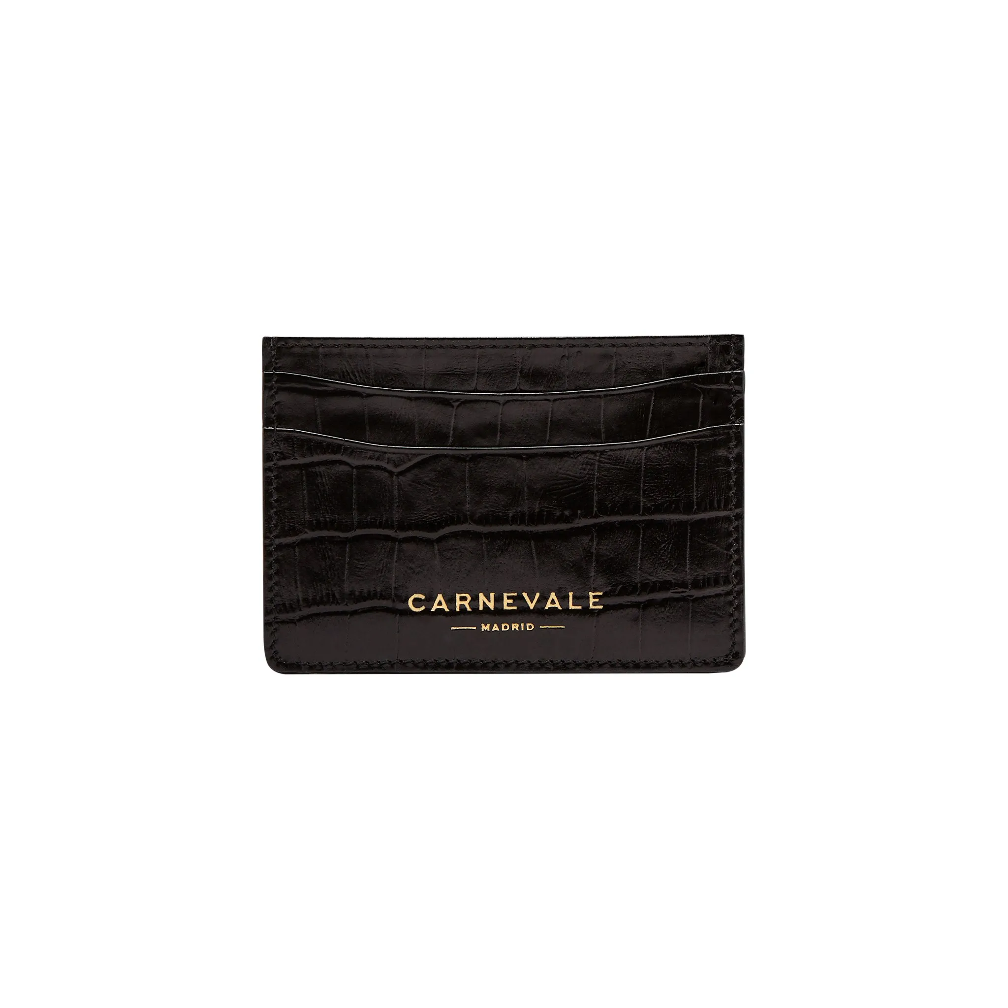 Porte-cartes en cuir - GALA BLACK Noir