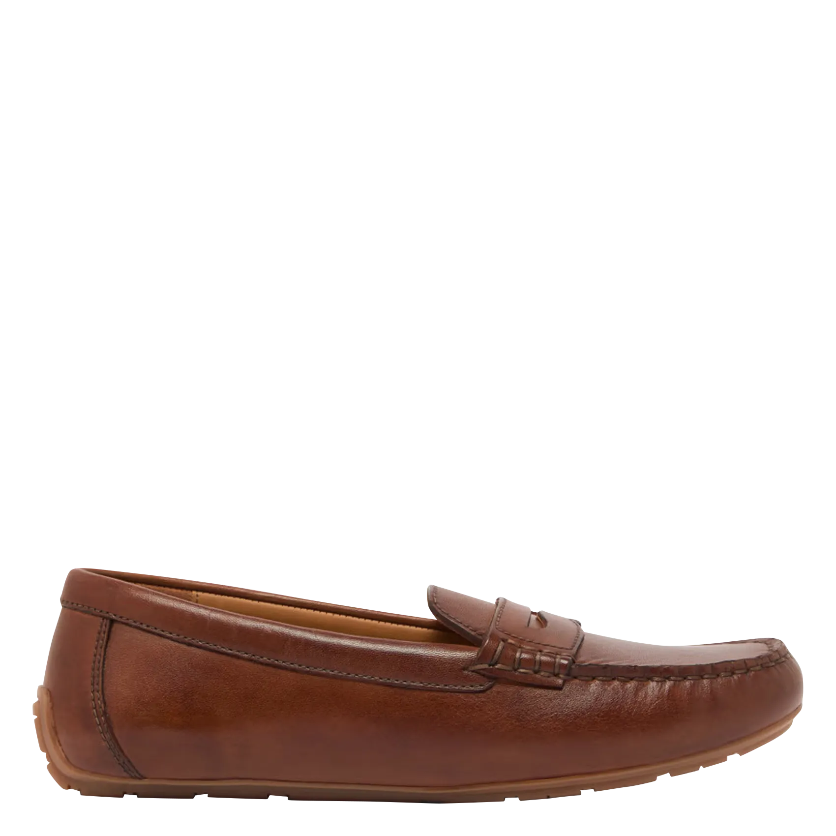 Mocassins en cuir lisse Marron ANTONIA