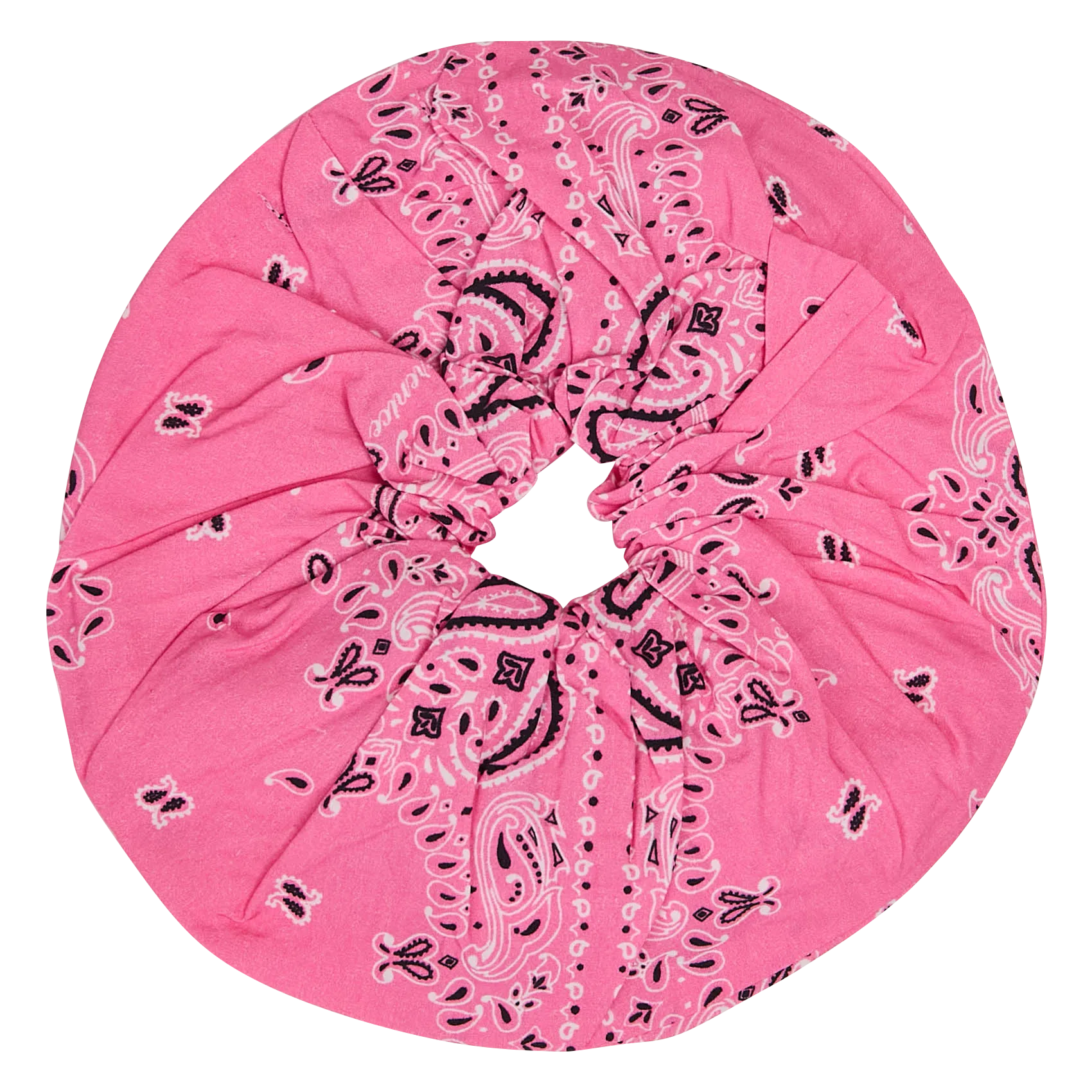 Chouchou en coton mélangé Rose