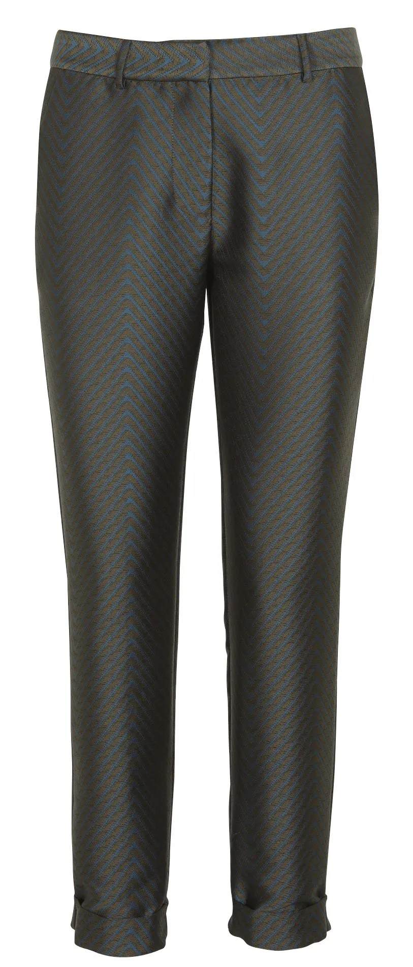 Pantalon droit satiné Fanny Vert