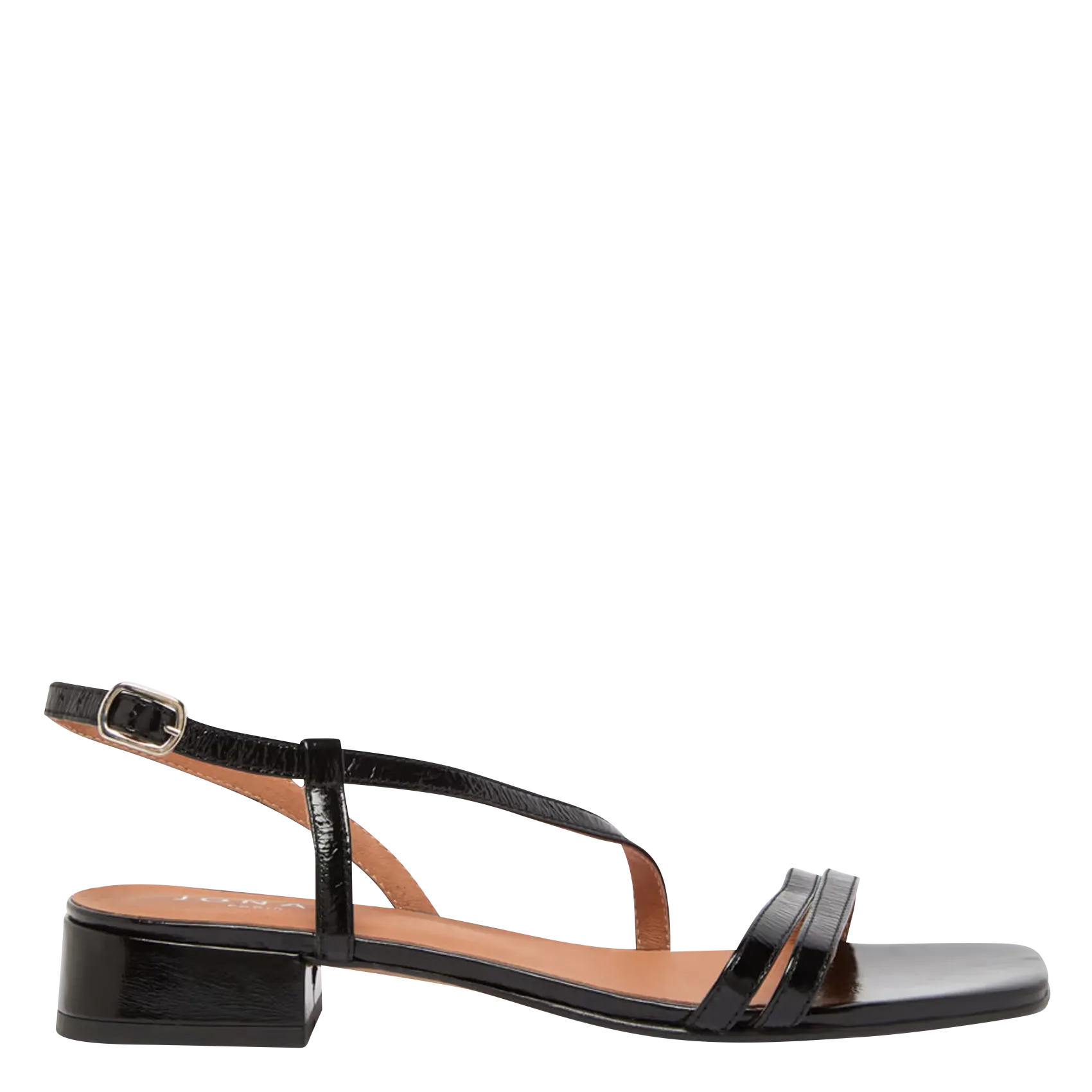 Sandales à talons en cuir Noir ANAYA