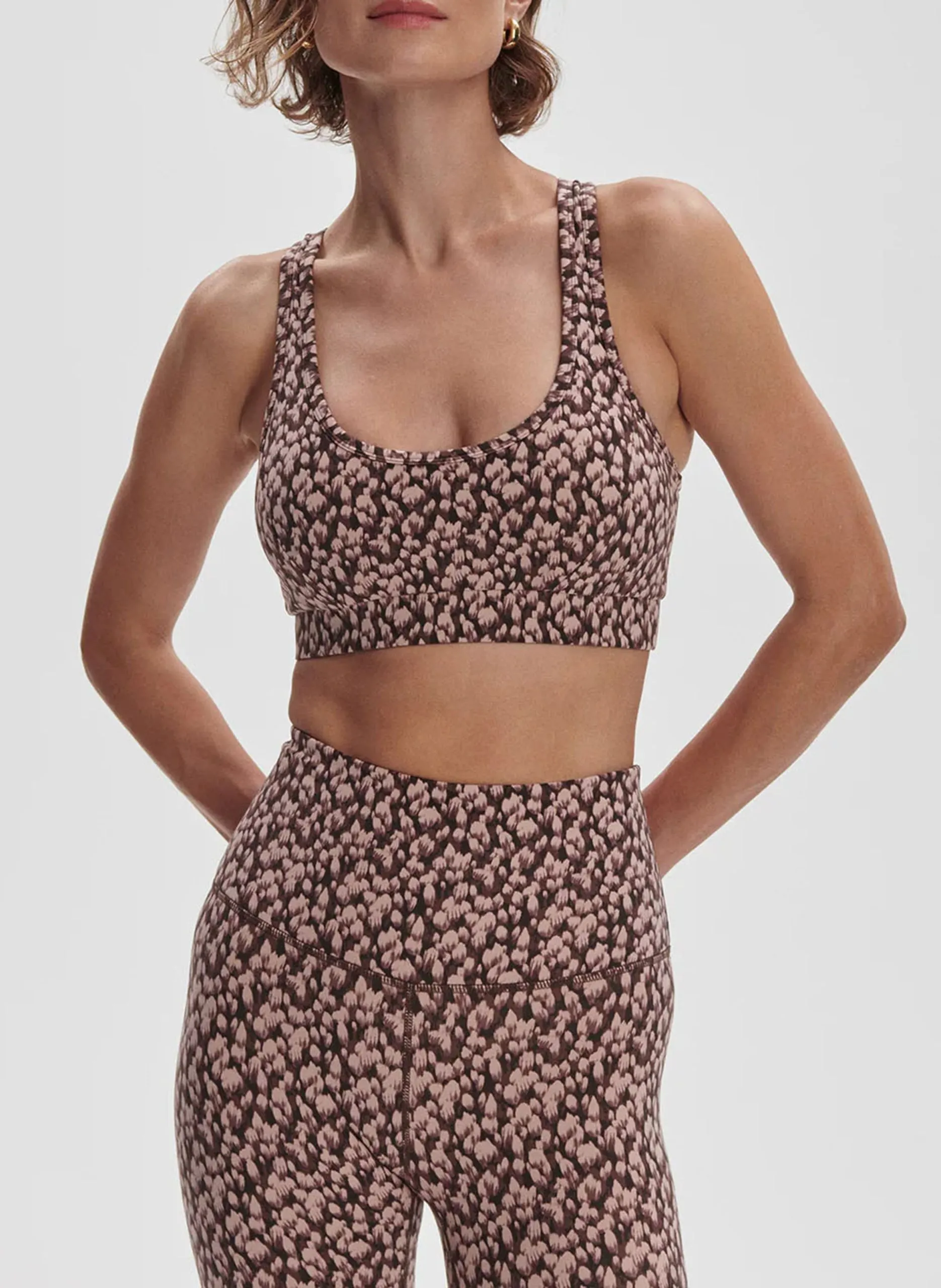 Brassière en fibres recyclées mélangées Violet