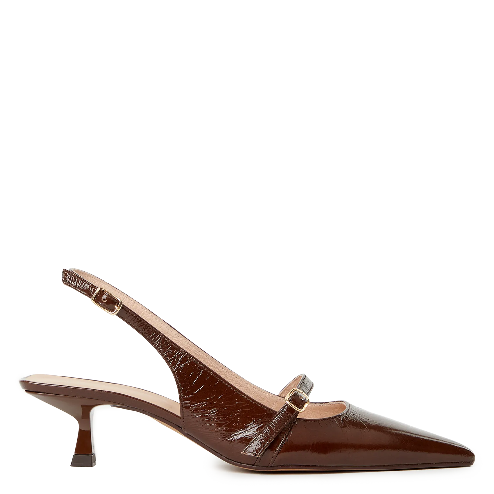 Escarpins en cuir Marron CLAUDIA