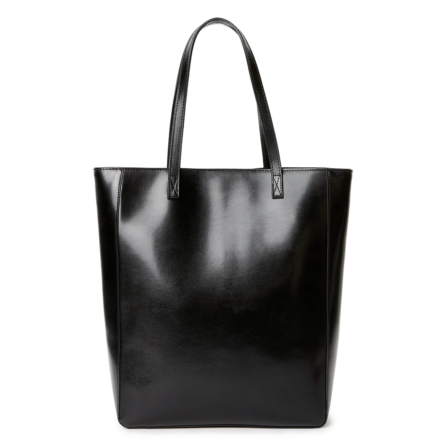 Sac cabas en cuir Noir FAB