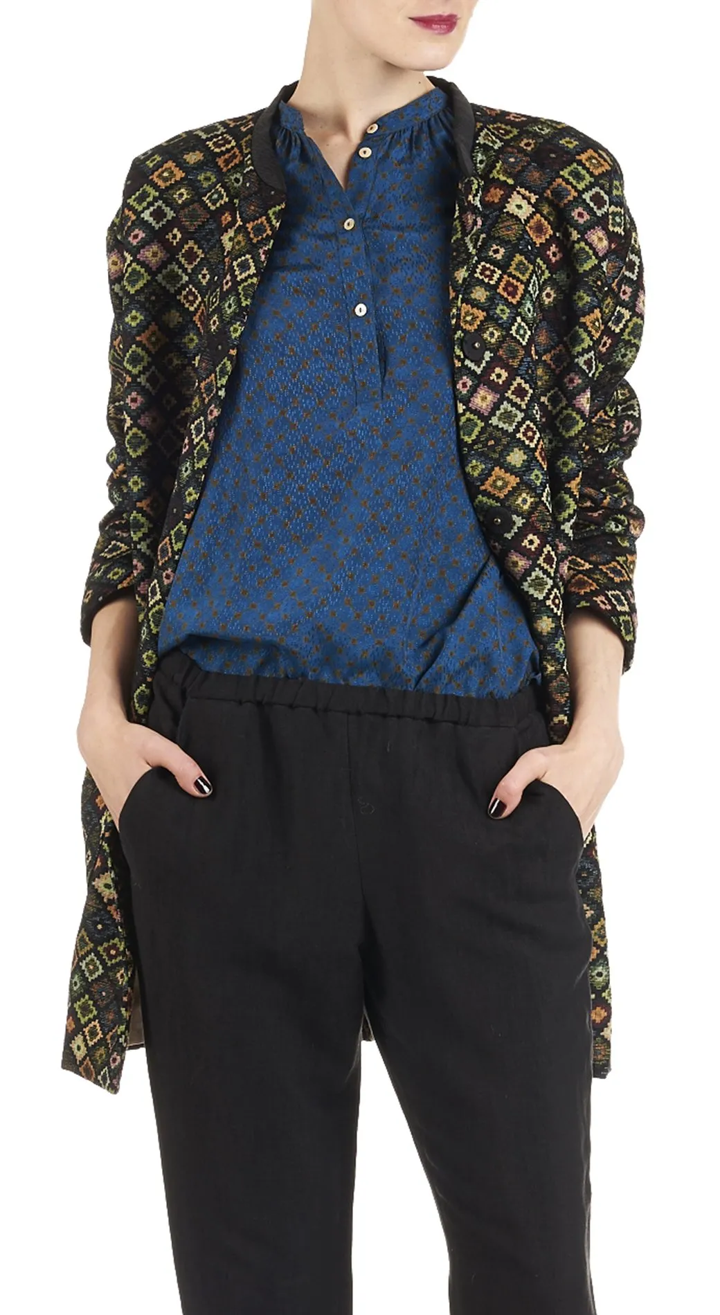 Manteau oversize Odette Noir