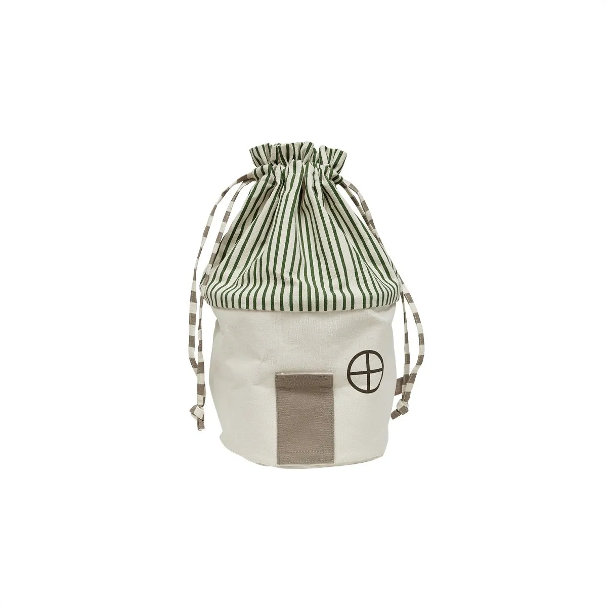 Panier de rangement en coton Beige