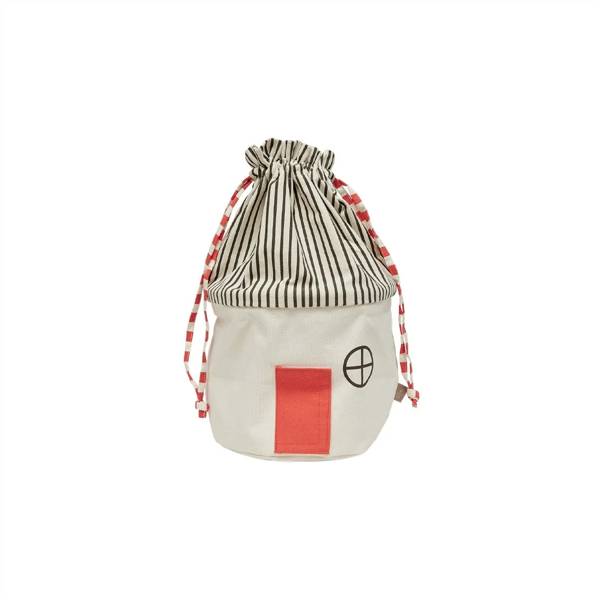 Panier de rangement en coton Rouge