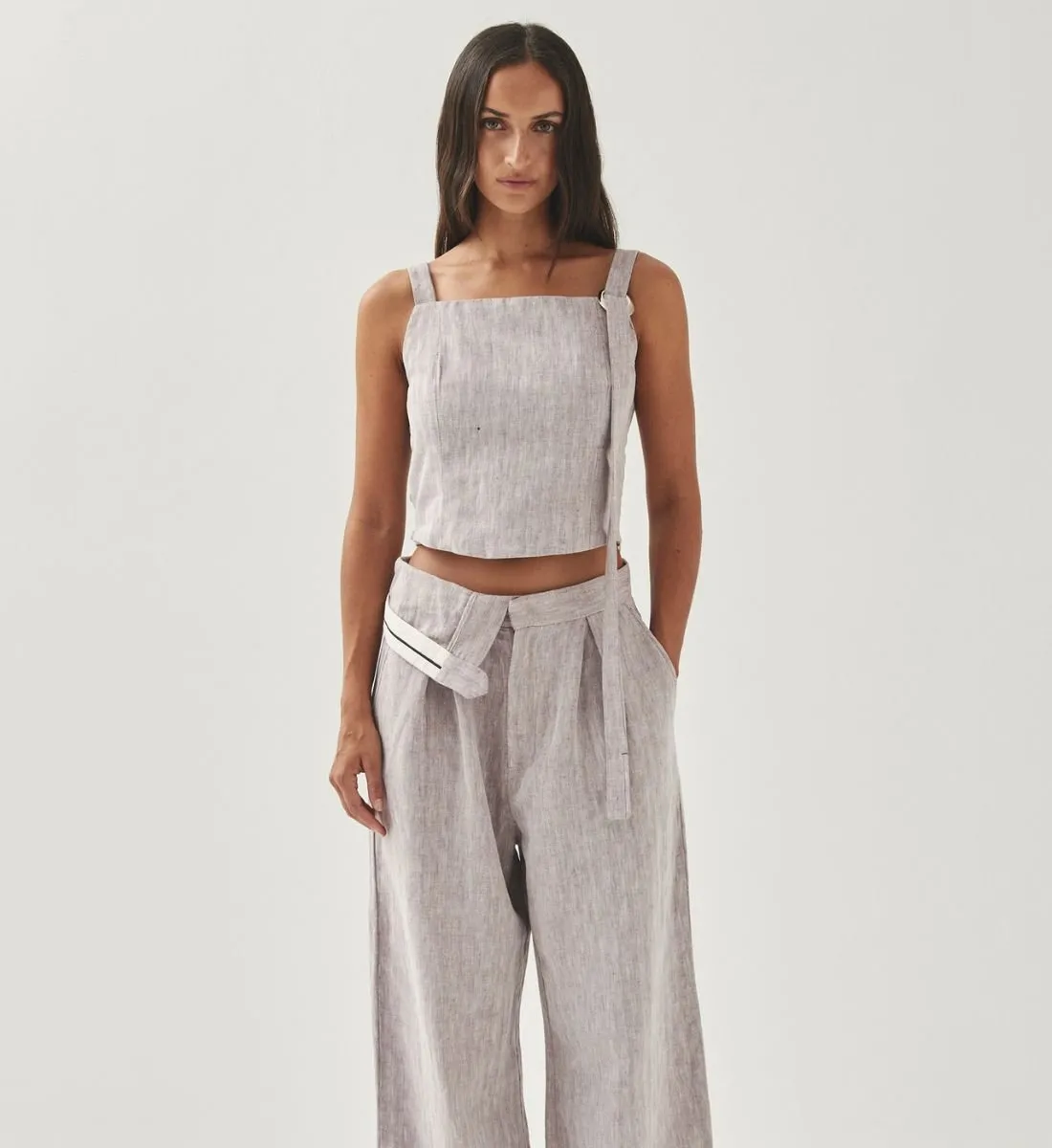 Pantalons en coton Marron MOCA