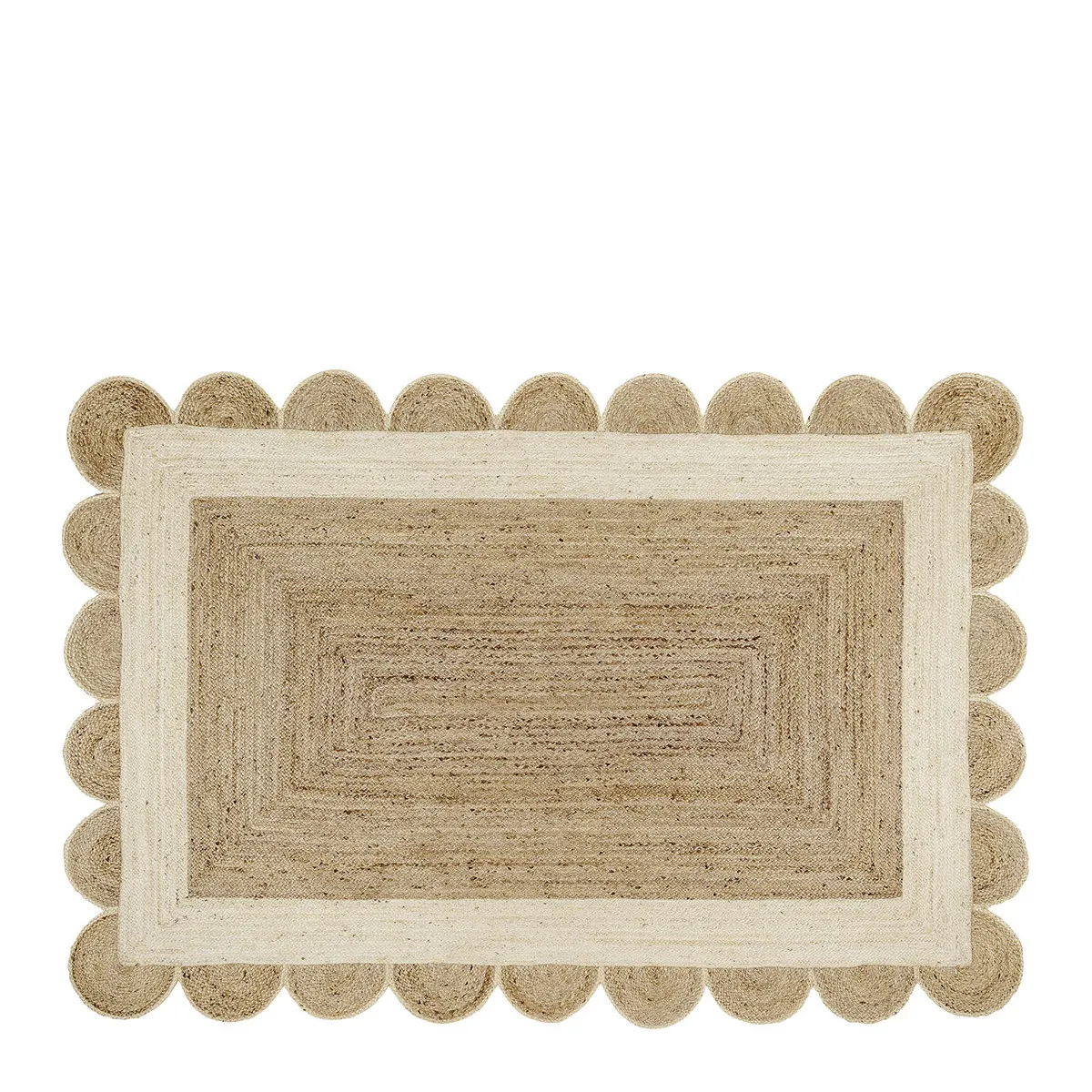 Tapis énola en jute Beige