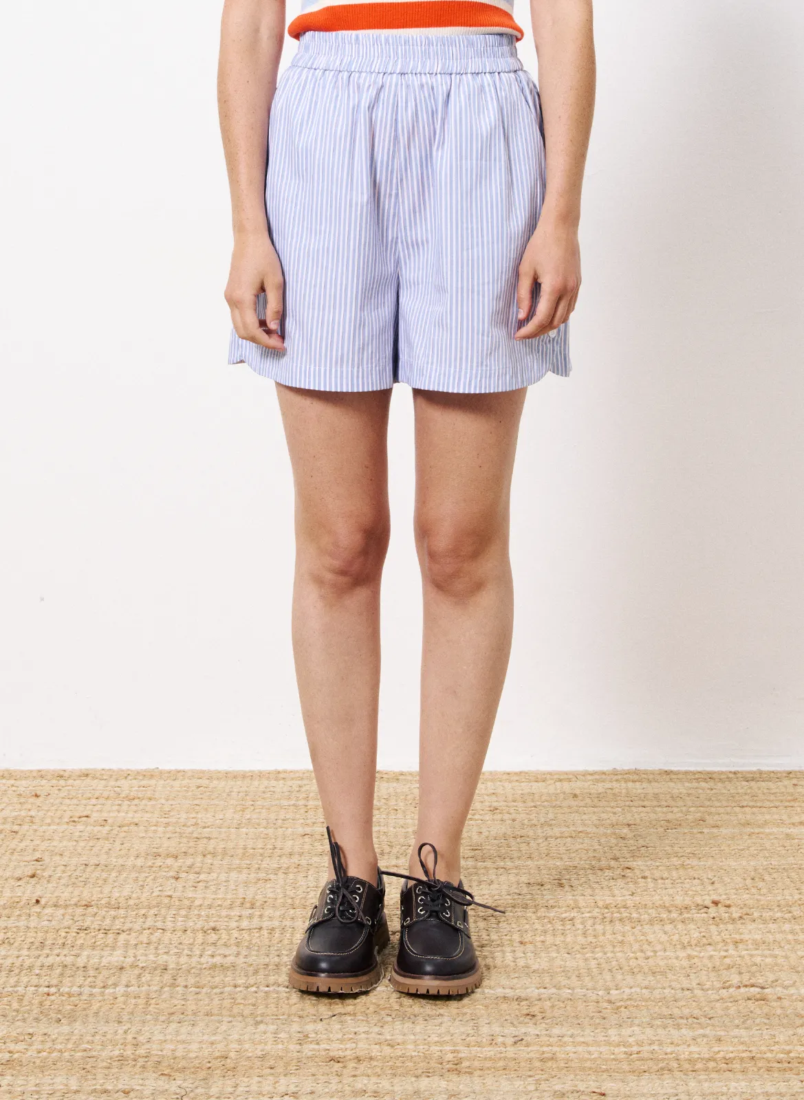 Short à rayures Bleu CYANA