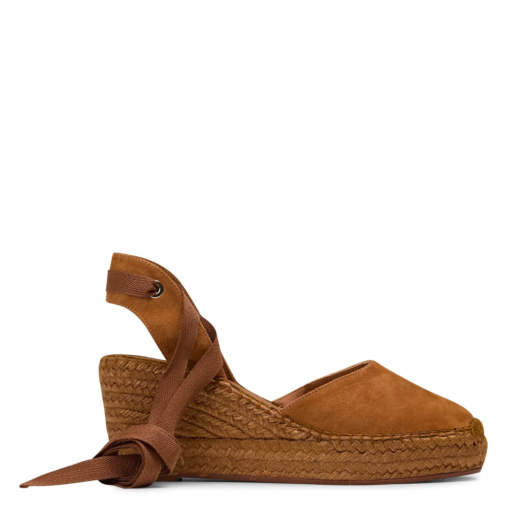 Espadrilles en cuir Marron DESIRE