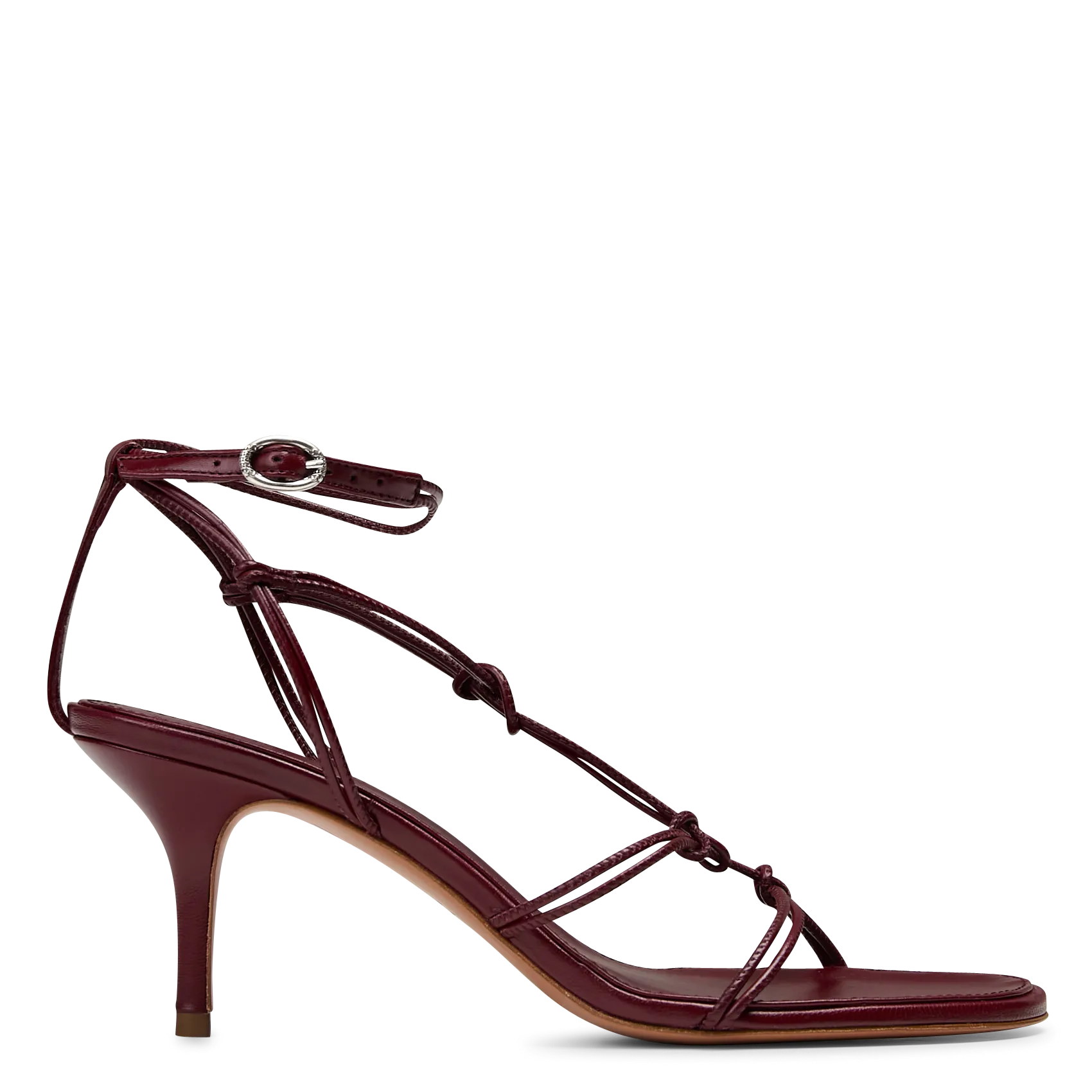 Sandales hautes en cuir Rouge CILOO