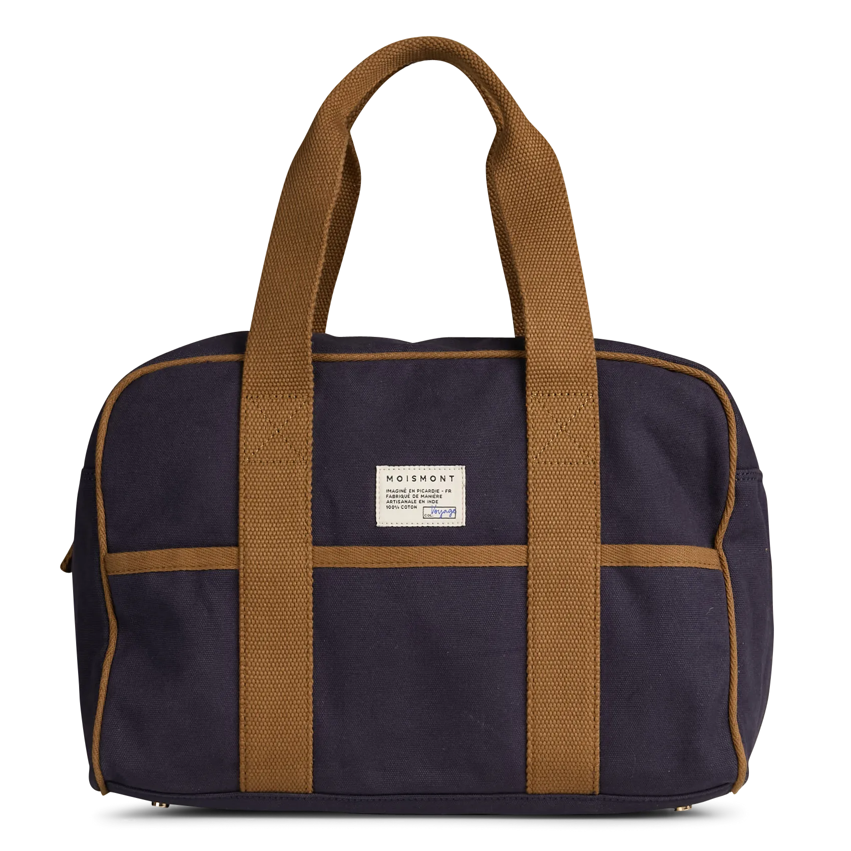 Sac week-end en coton Bleu N°47