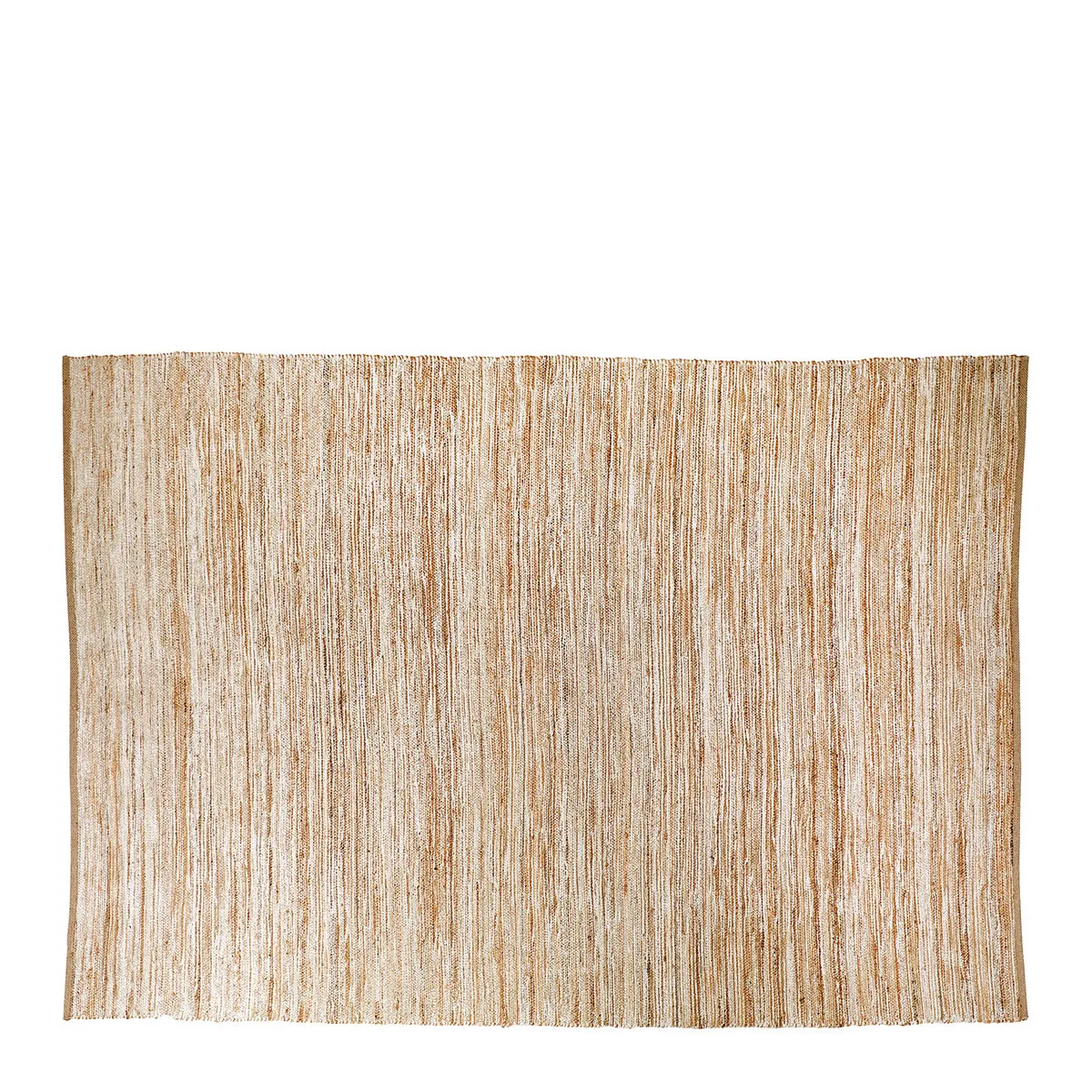 Tapis en coton et jute Multicolore