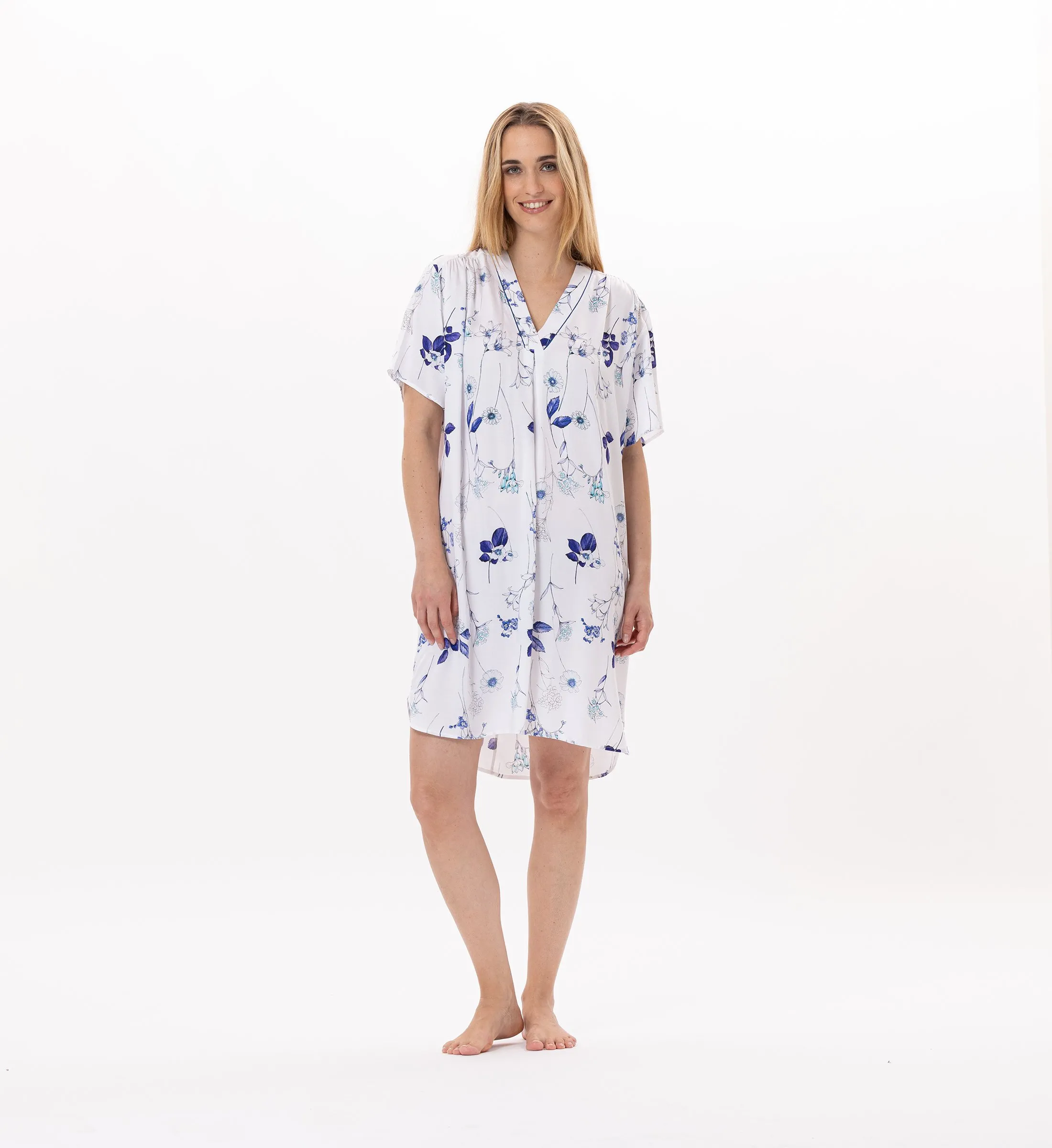 Chemise de nuit en viscose Multicolore VALENSOLE 921