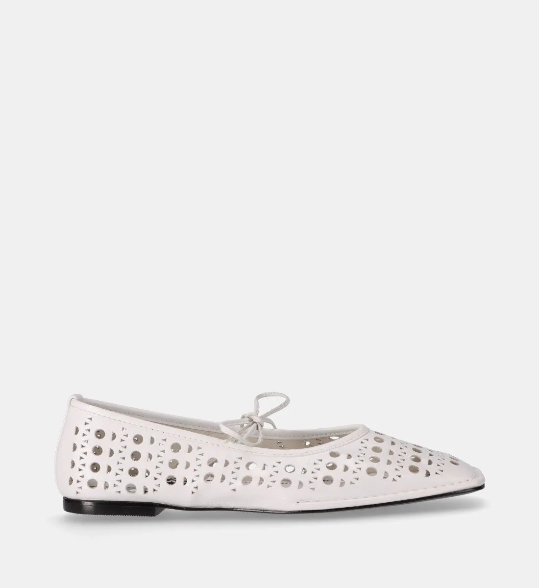Ballerines en cuir Blanc SWAY