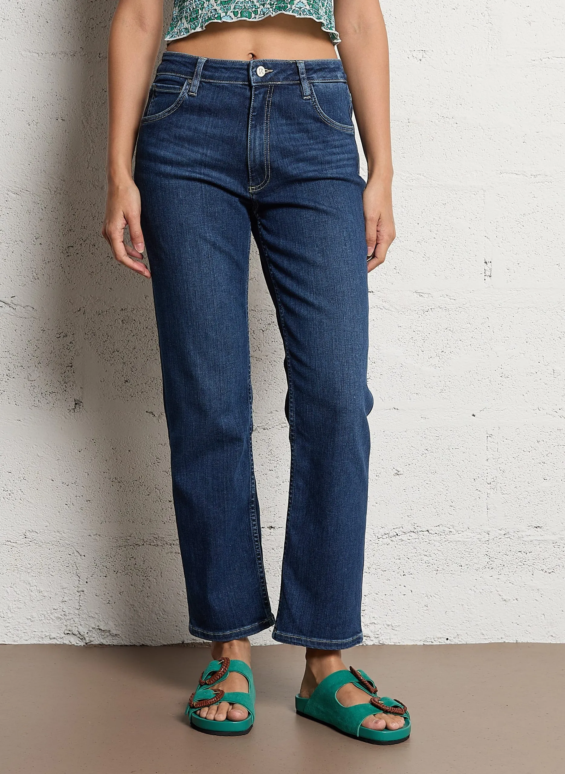 Jean droit en coton mélangé Jean brut MILA