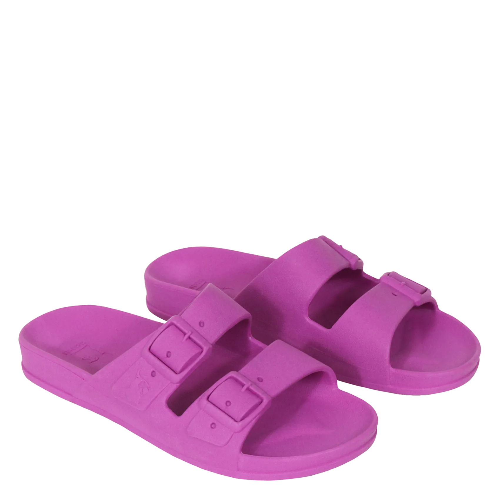 Sandales plates à boucles Violet BAHIA