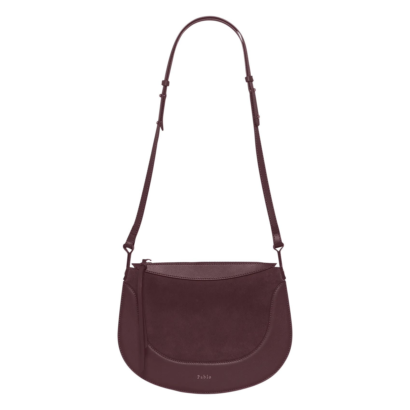 Sac bandoulière en cuir Rouge THEA