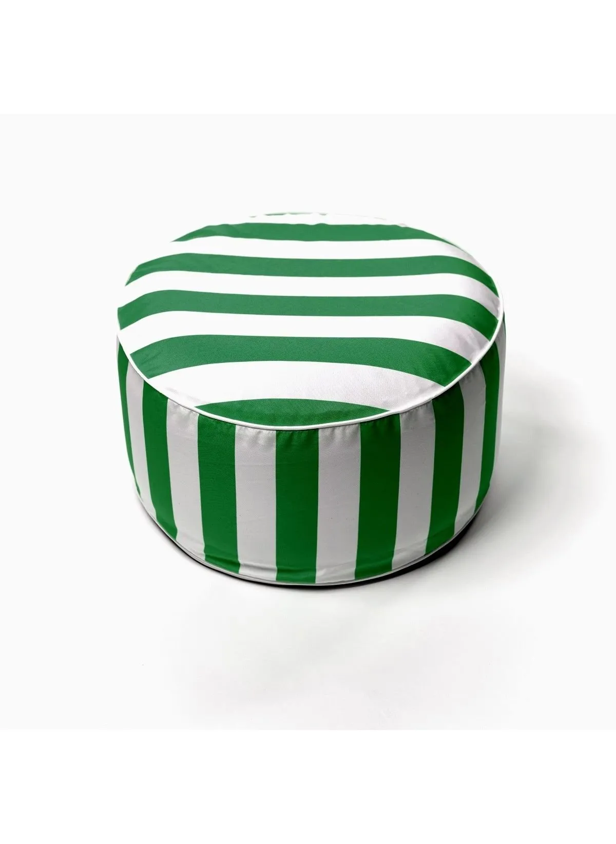 Pouf gonflable Vert SUMMER STRIPES