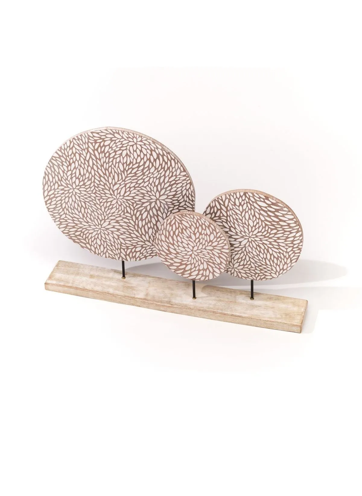 Déco à poser en bois Beige MANGO WOOD