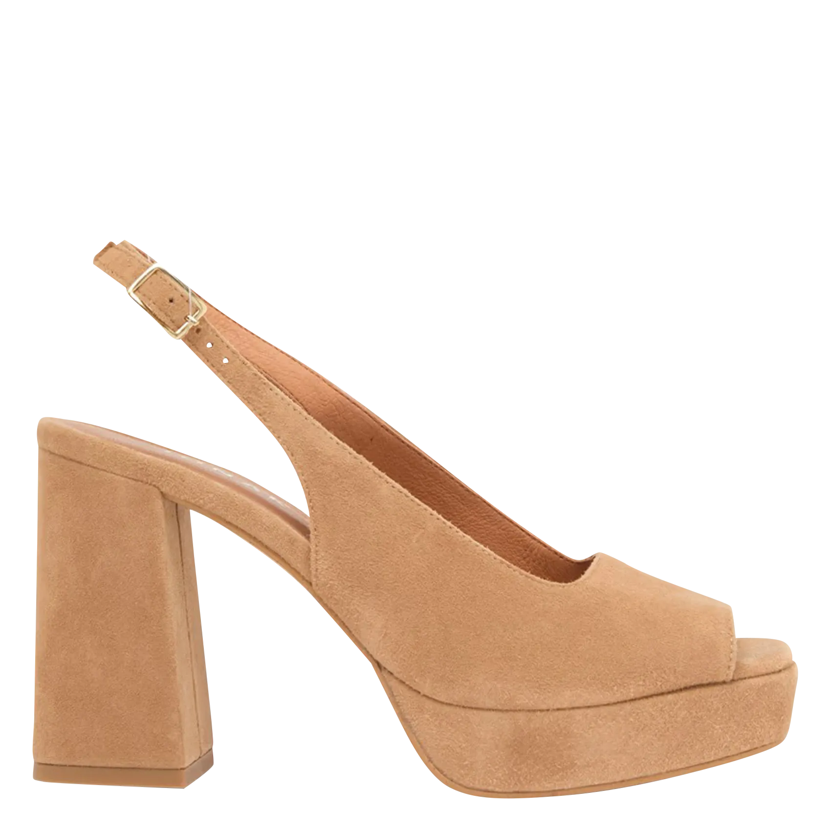 Escarpins en cuir velours Beige VLADIM