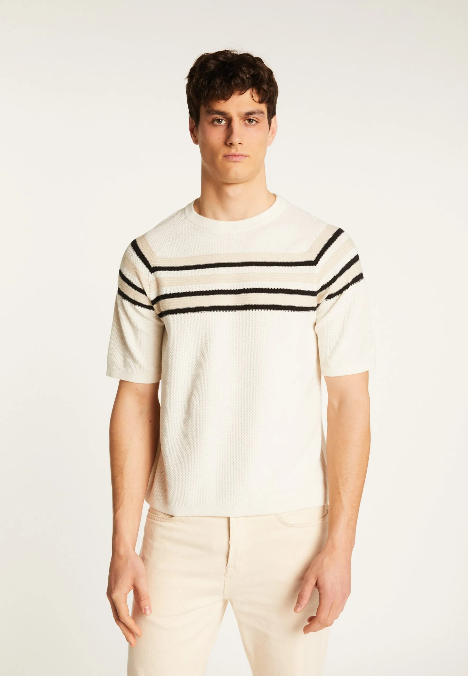 T-shirt en coton Blanc MARIO