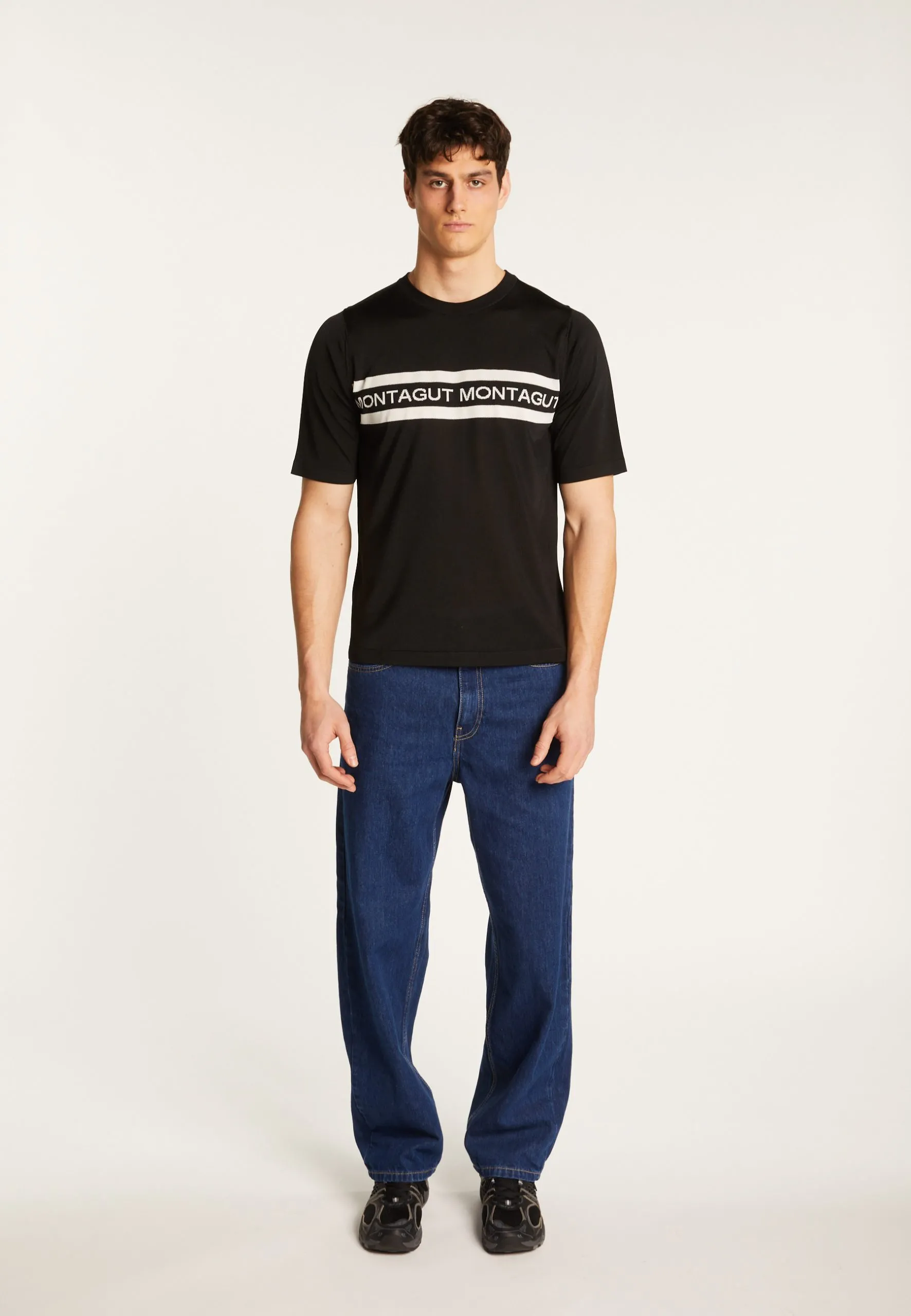 T-shirt en fil lumière Noir MORRIS