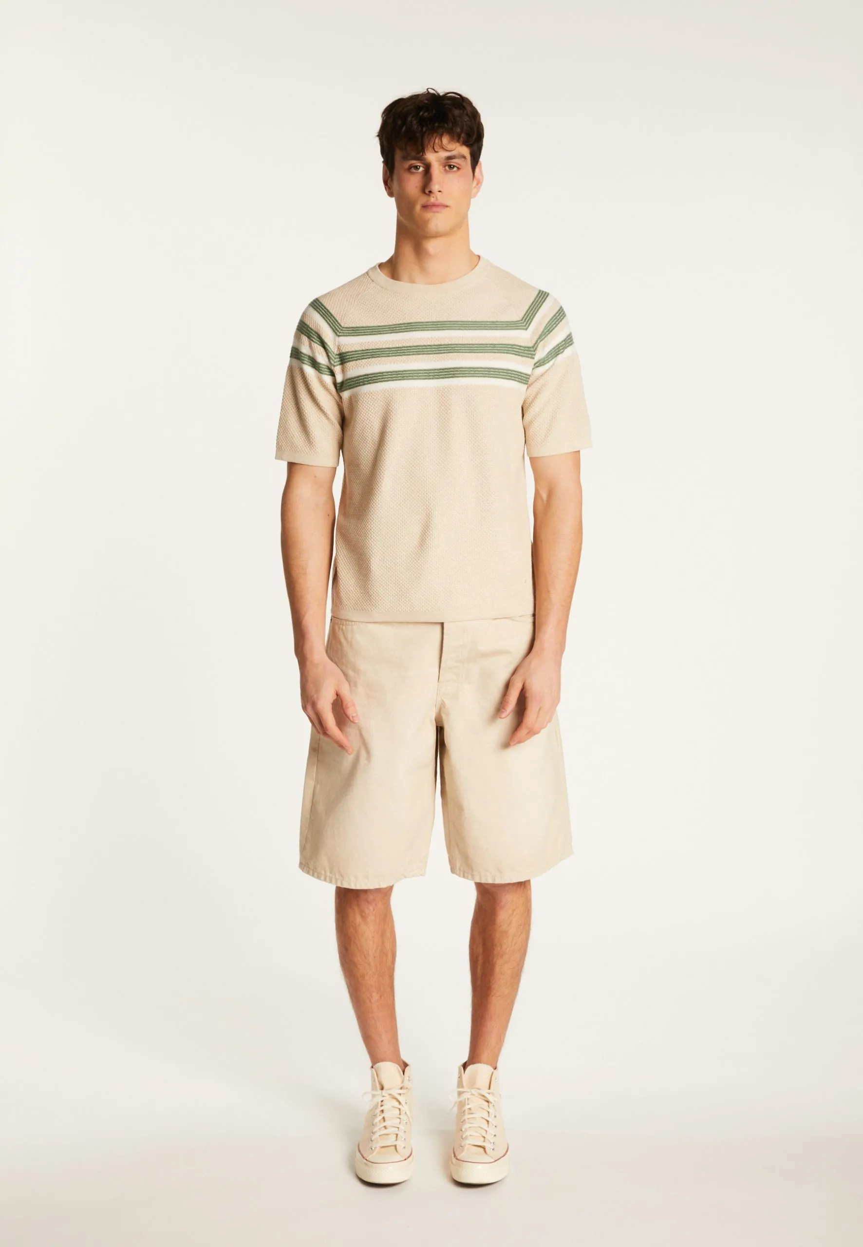 T-shirt en coton Beige MARIO