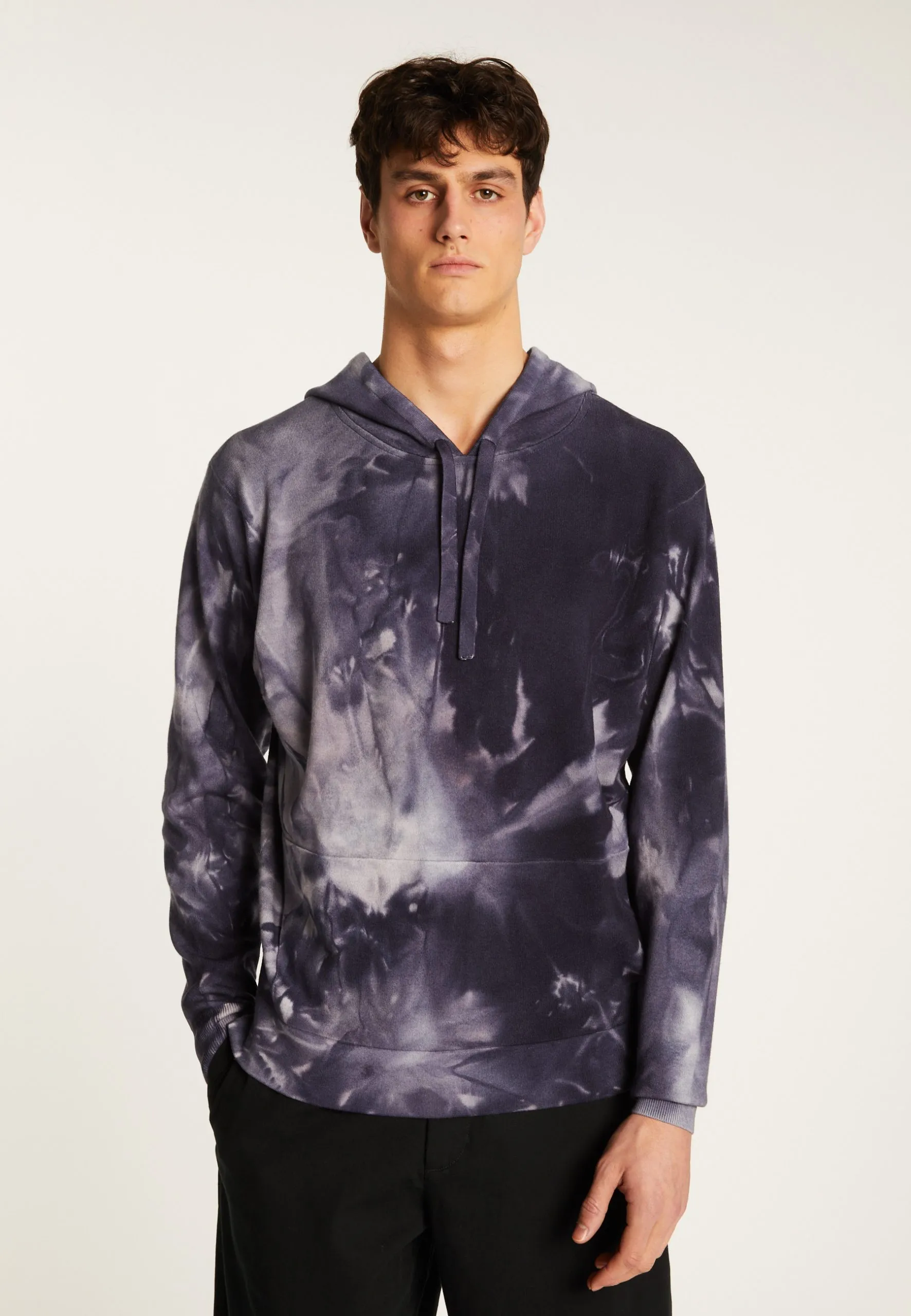 Sweat en laine mélangée Bleu MELIO