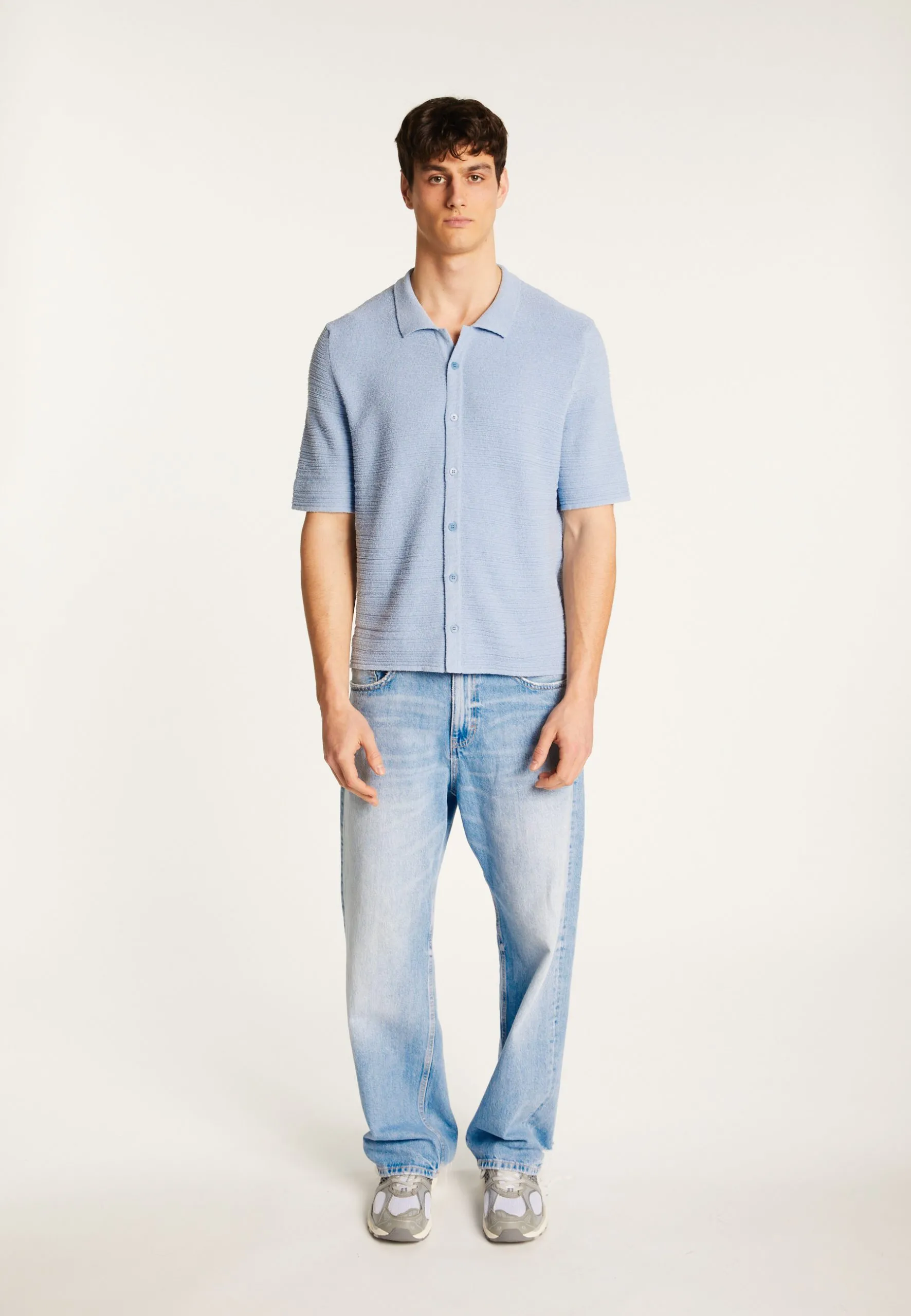 Chemise en coton Bleu MARIN