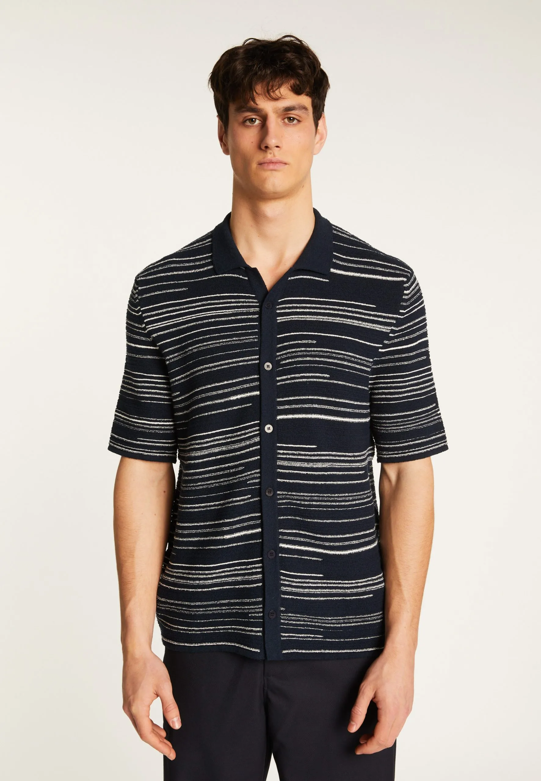 Chemise en coton Bleu MARINO