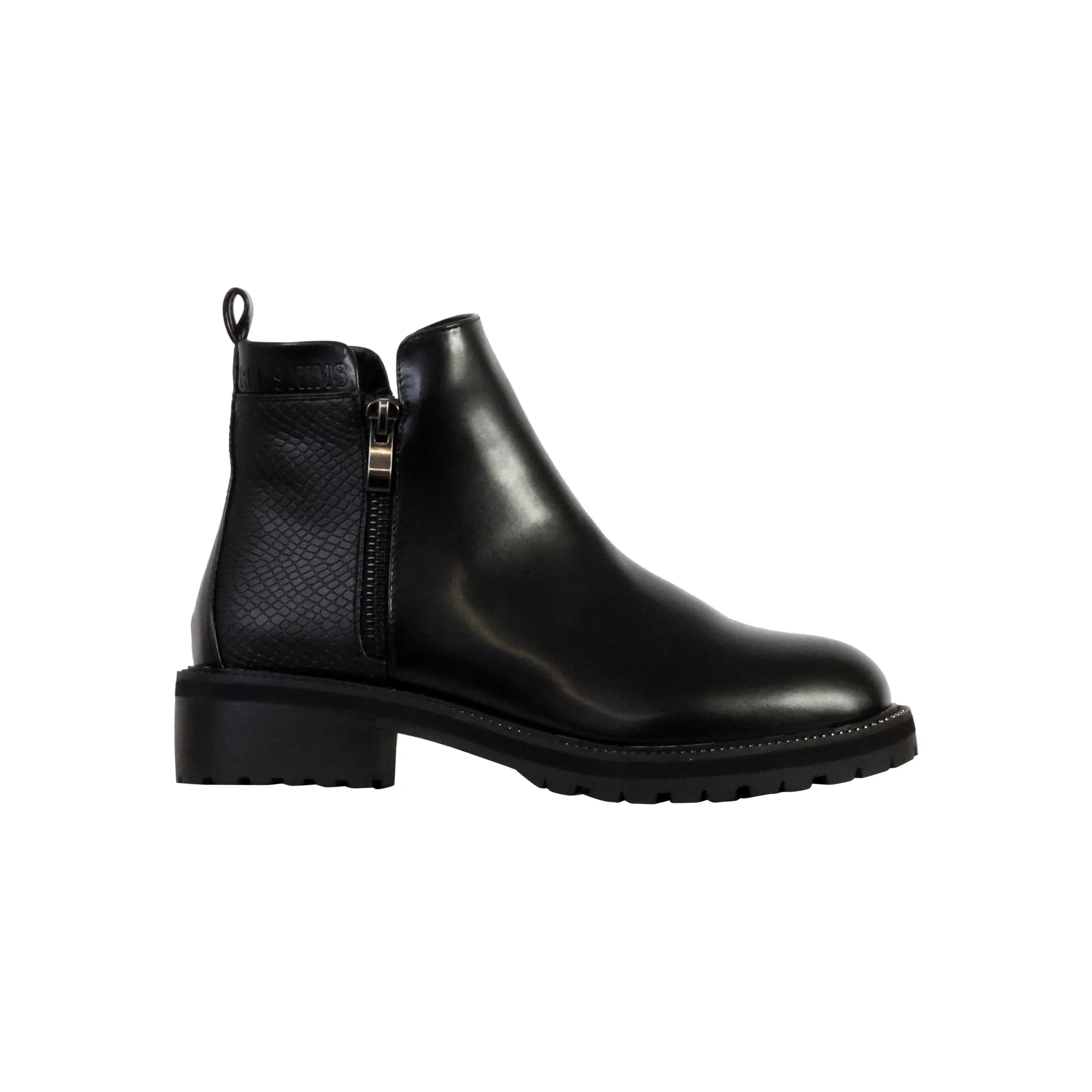 Bottines à zip wisper Noir