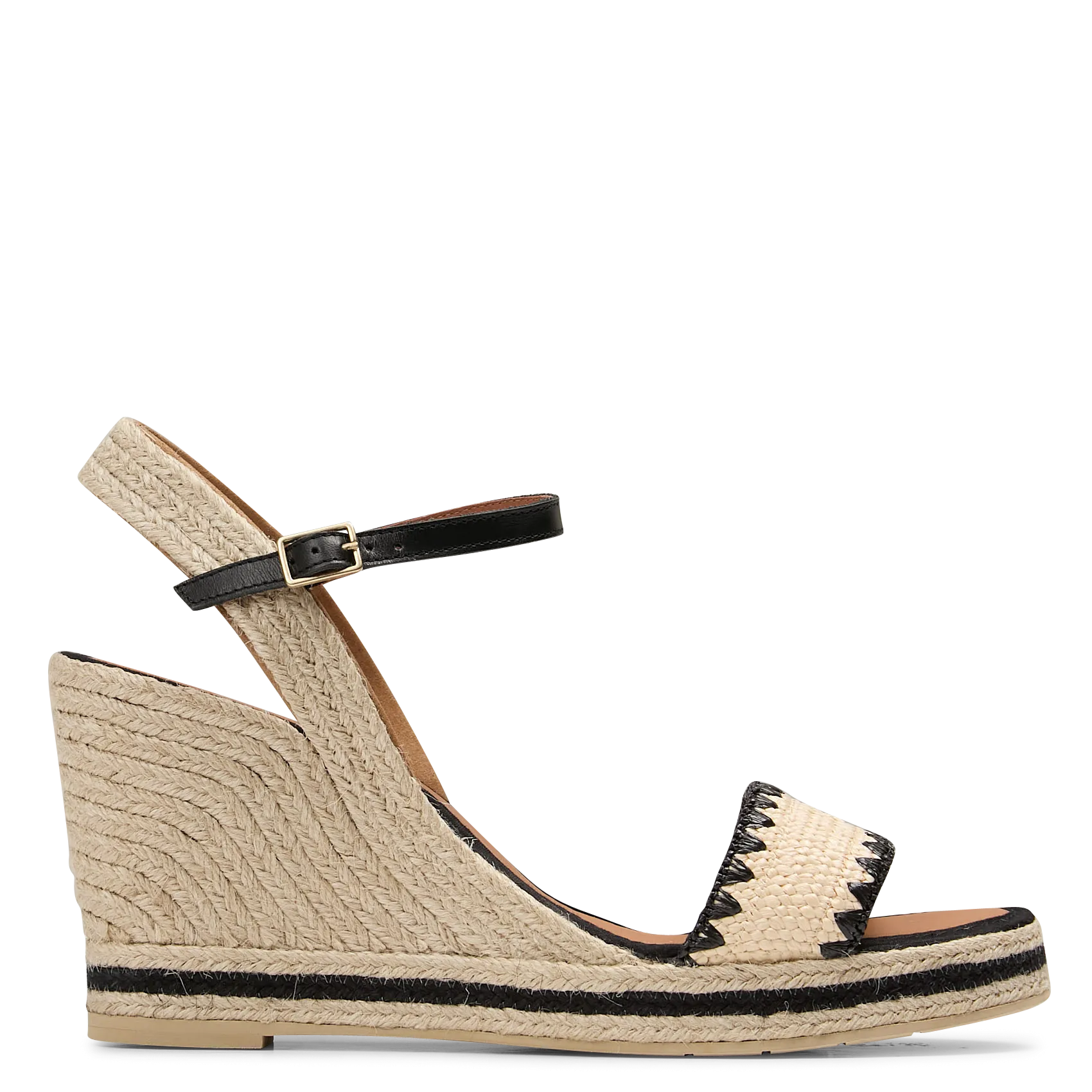 Espadrilles compensées raphia Beige TENERIFE