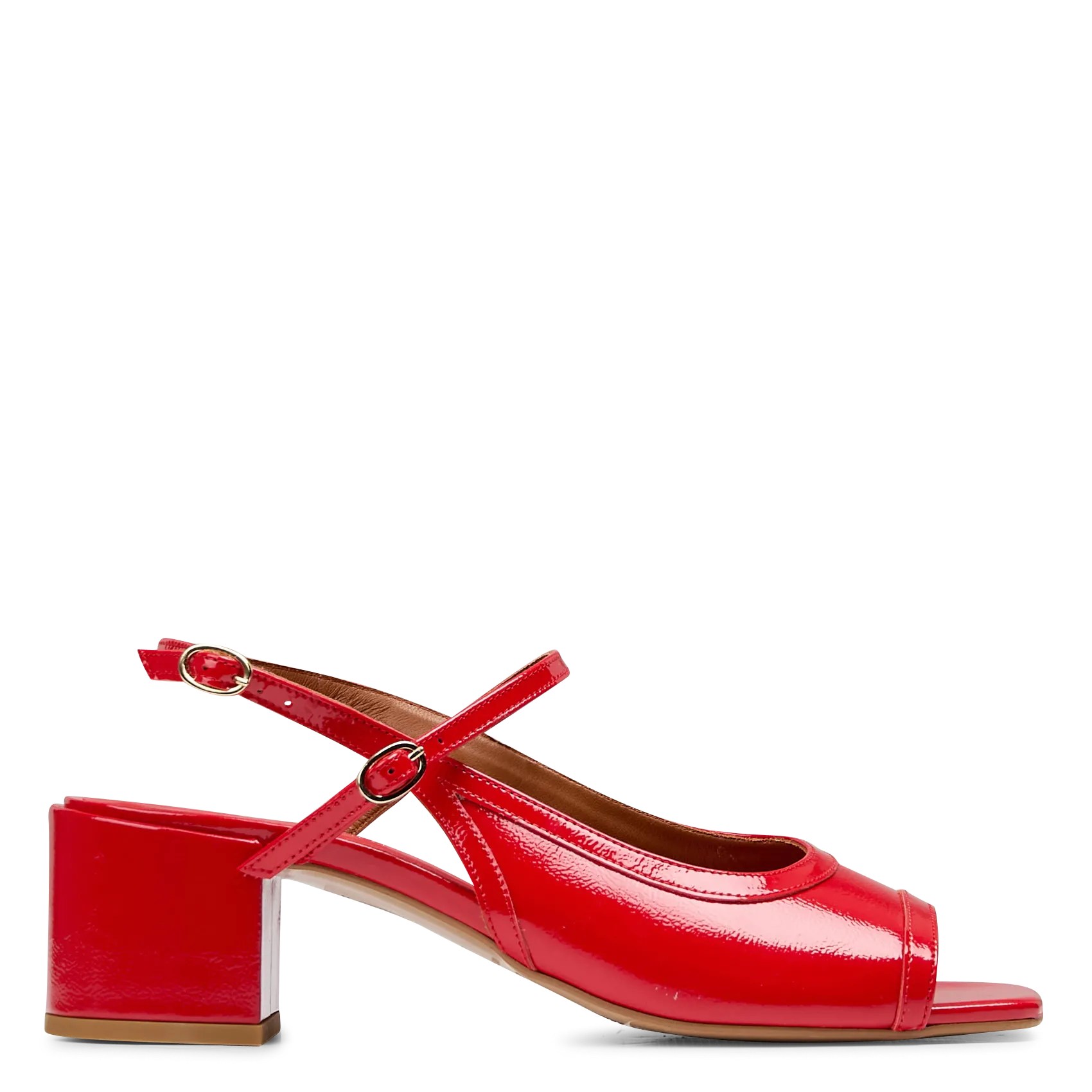 Sandales à talon Rouge LAMYA