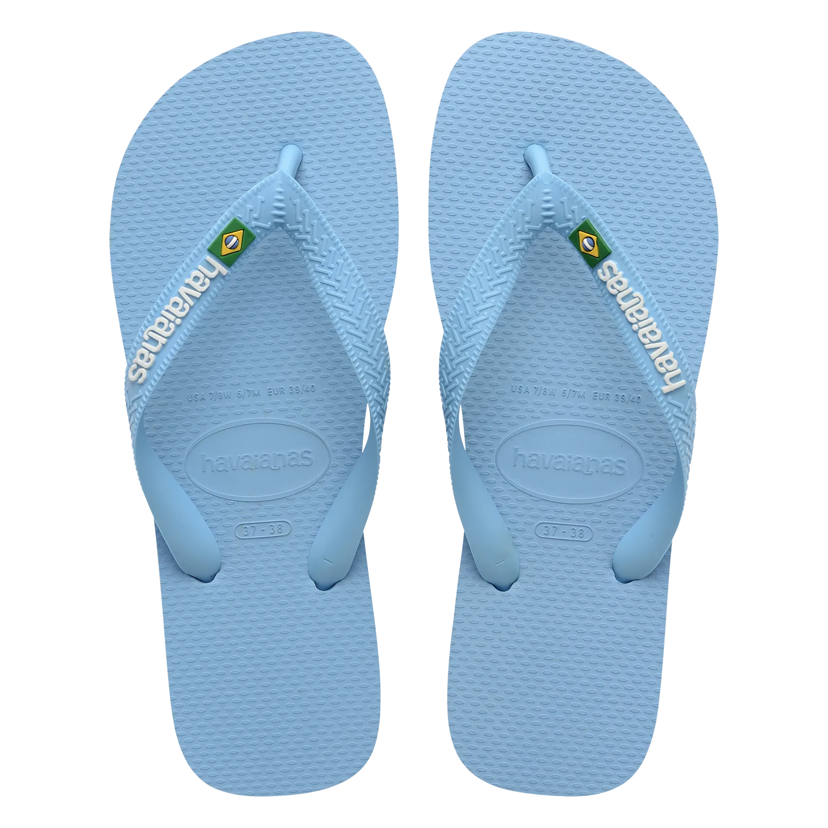 Tongs Bleu BRASIL LOGO