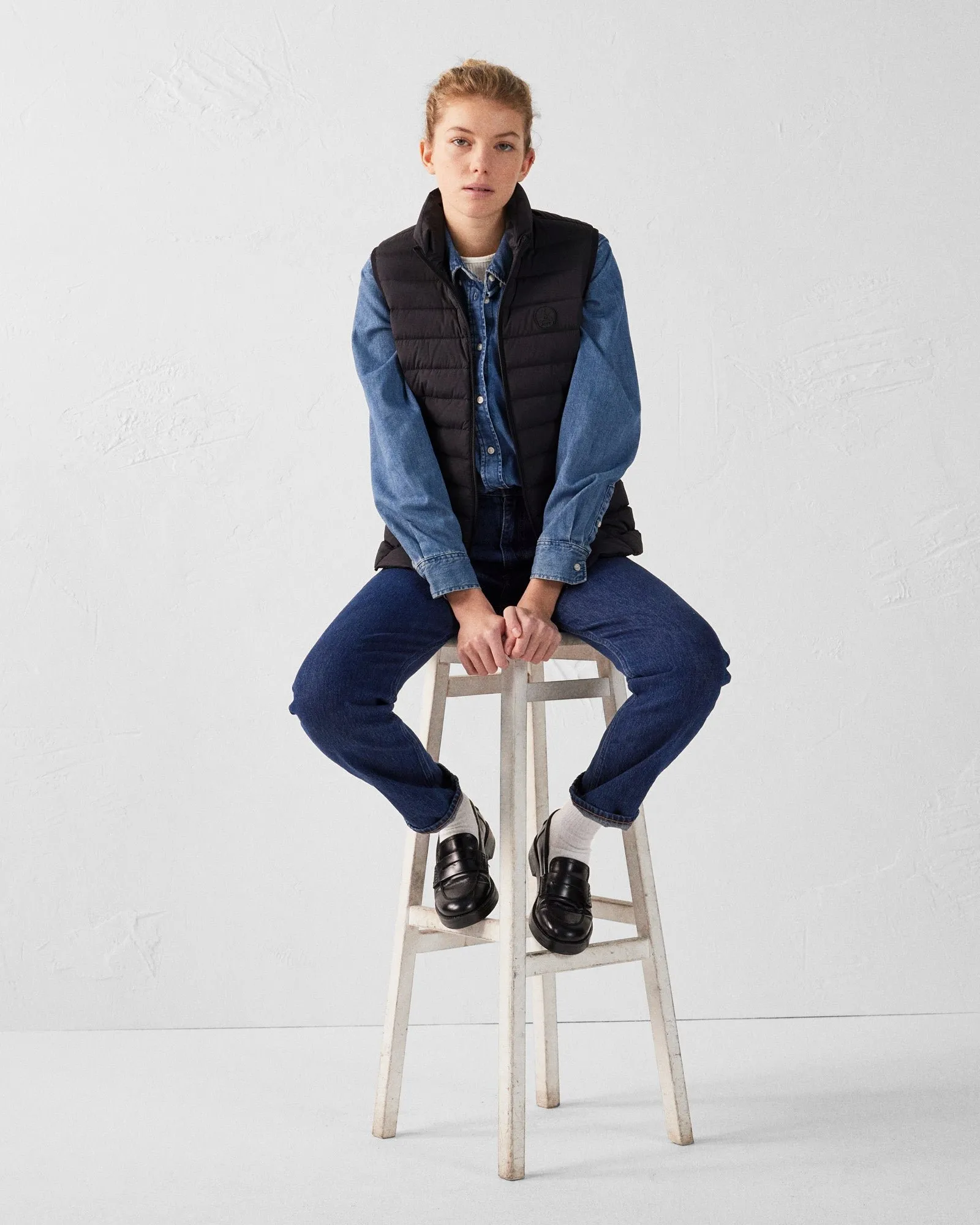 Doudoune sans manches stretch grenada Noir