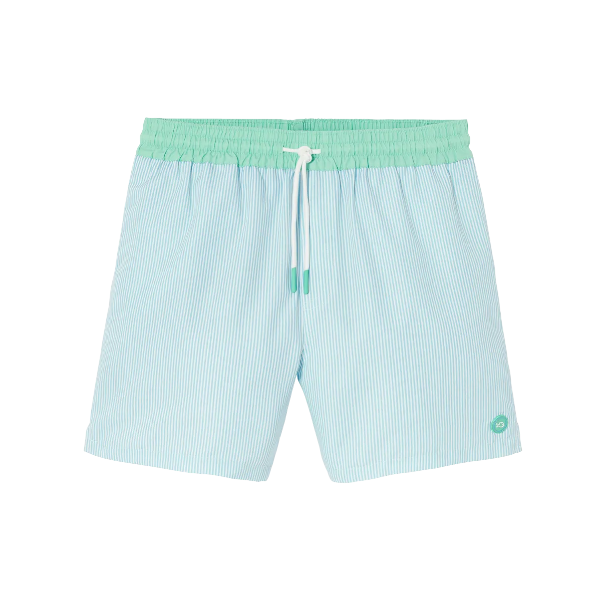 Short de bain en polyester recyclé Bleu AZUR