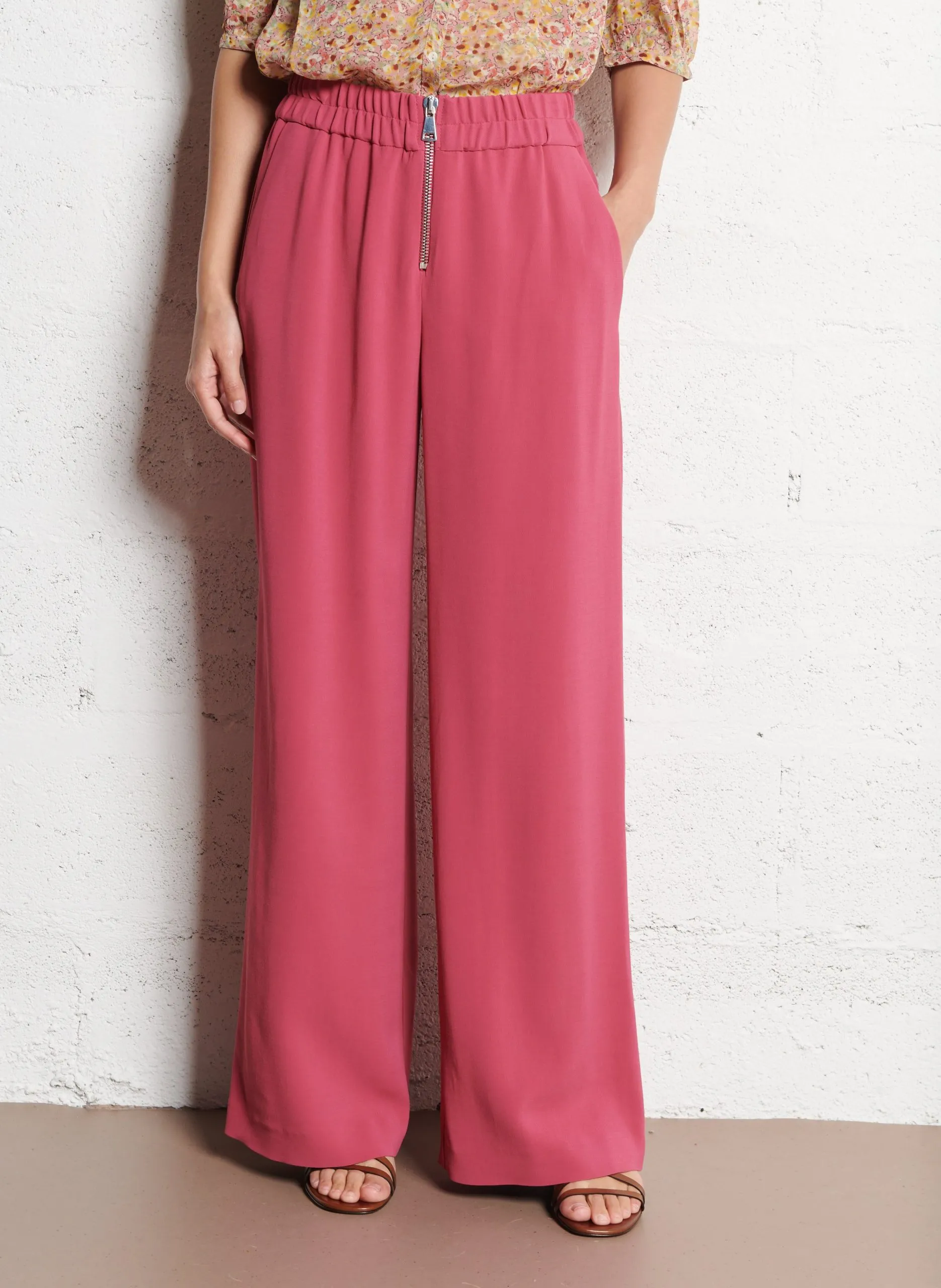 Pantalon large Rose CARLOS