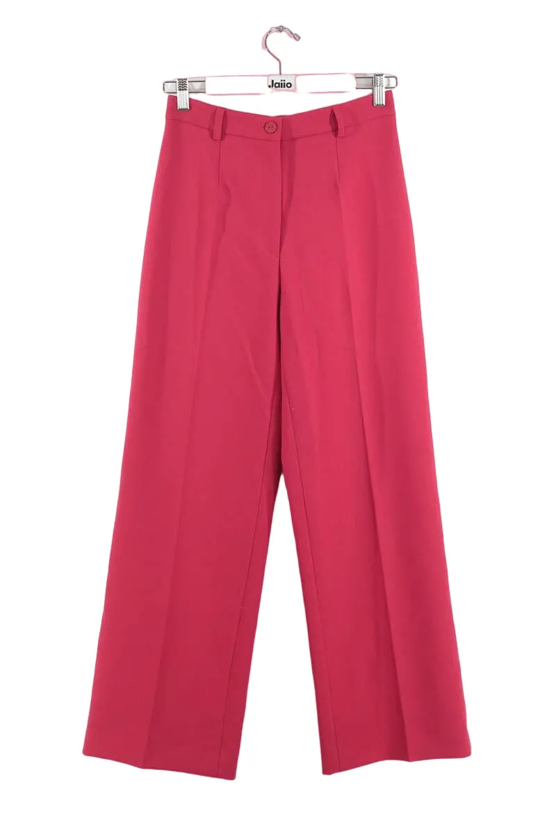 Pantalon large rouge Rouge