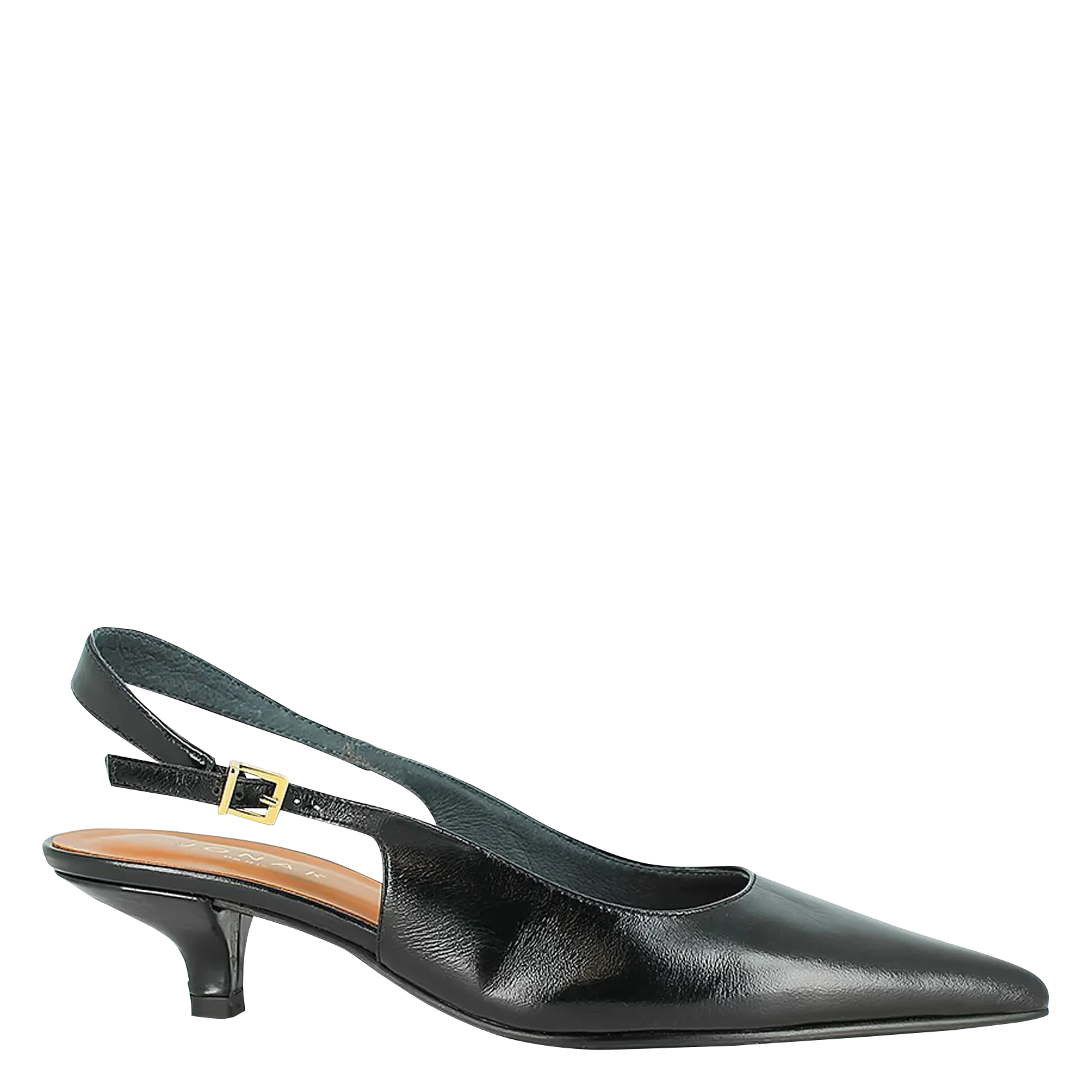 Escarpins en cuir Noir DOUALA