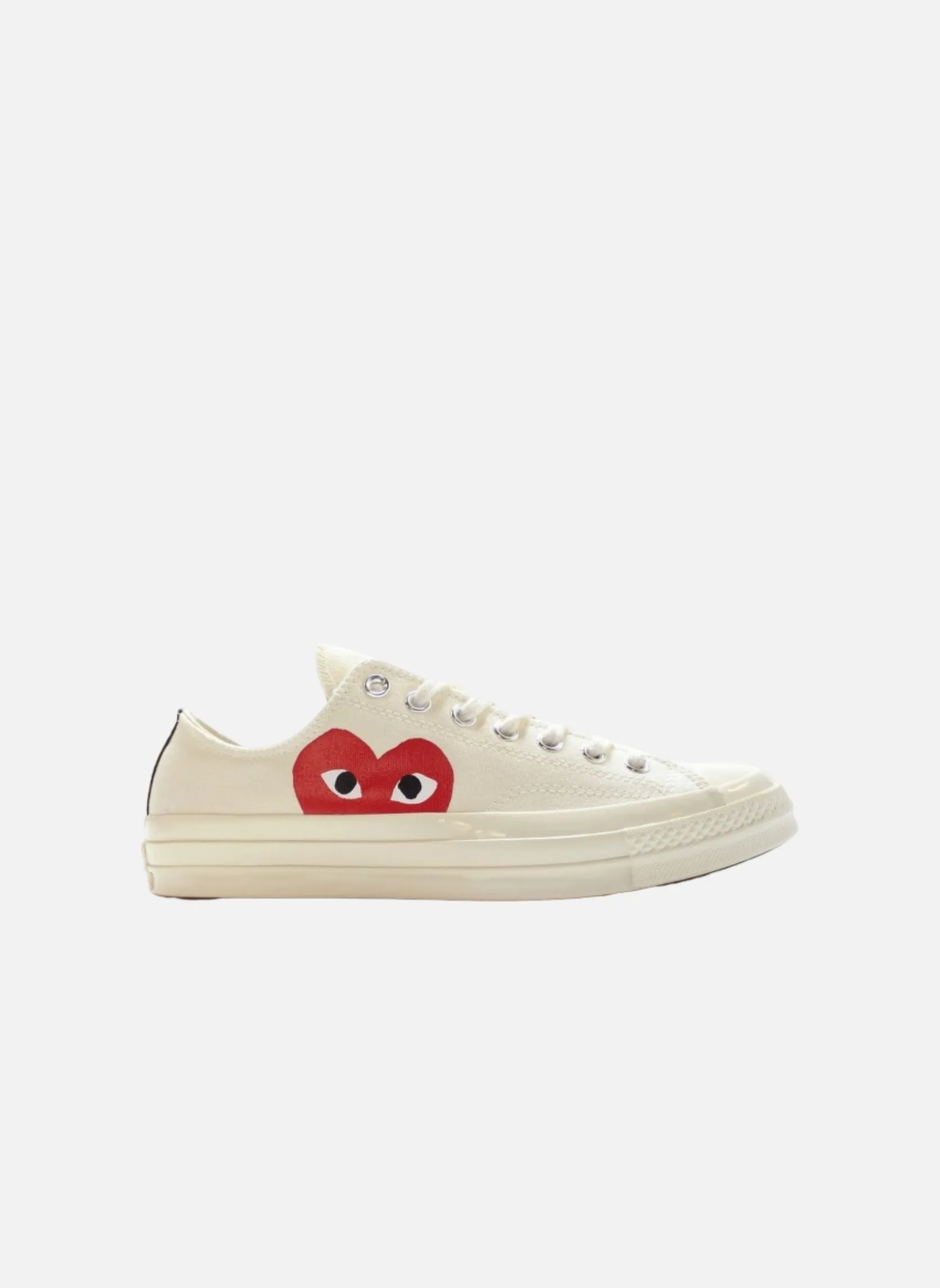 Converse comme des garçons play blanche basse Blanc CDG CONVERSE BLANCHE BASSE