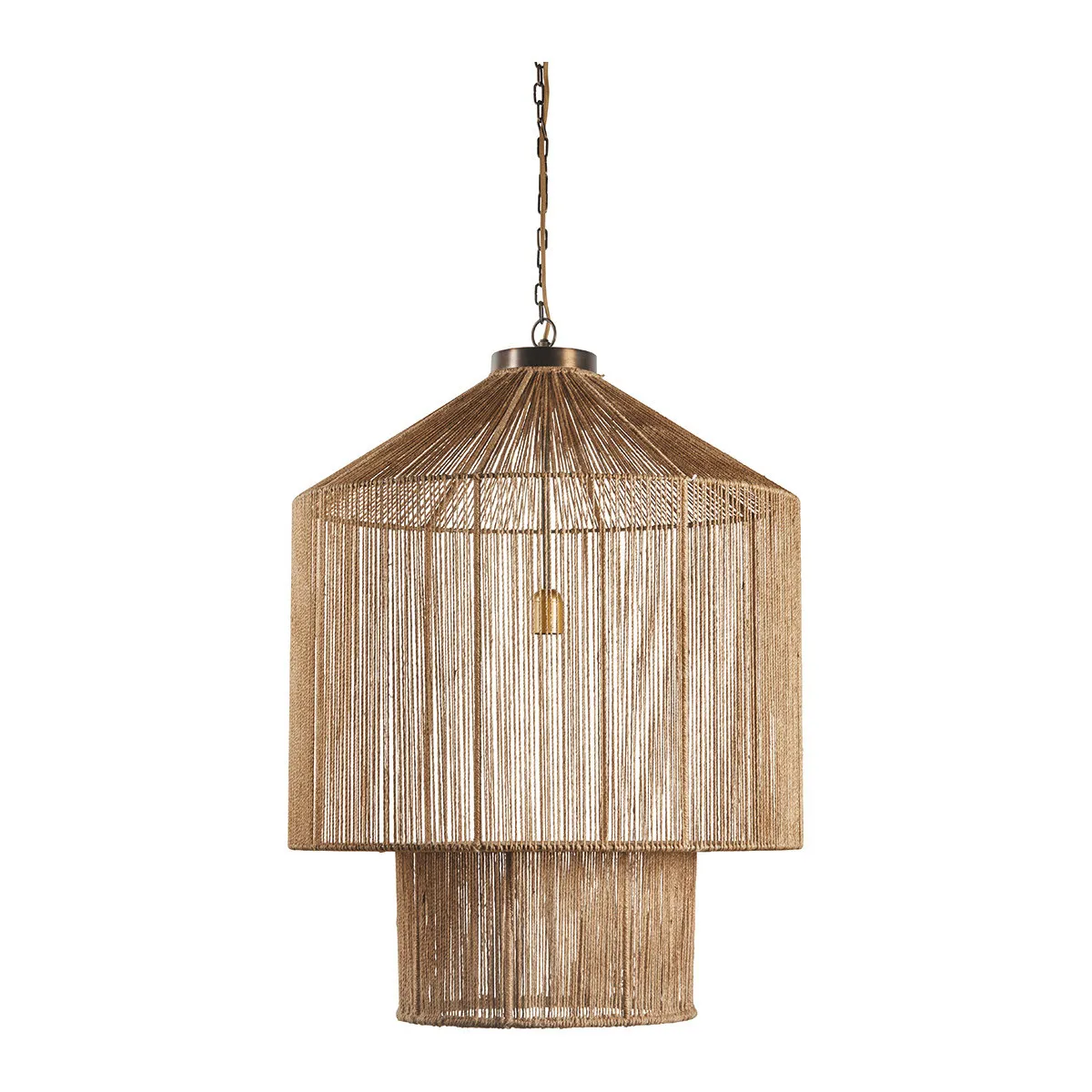 Suspension en jute - grand modèle Beige AKEMI