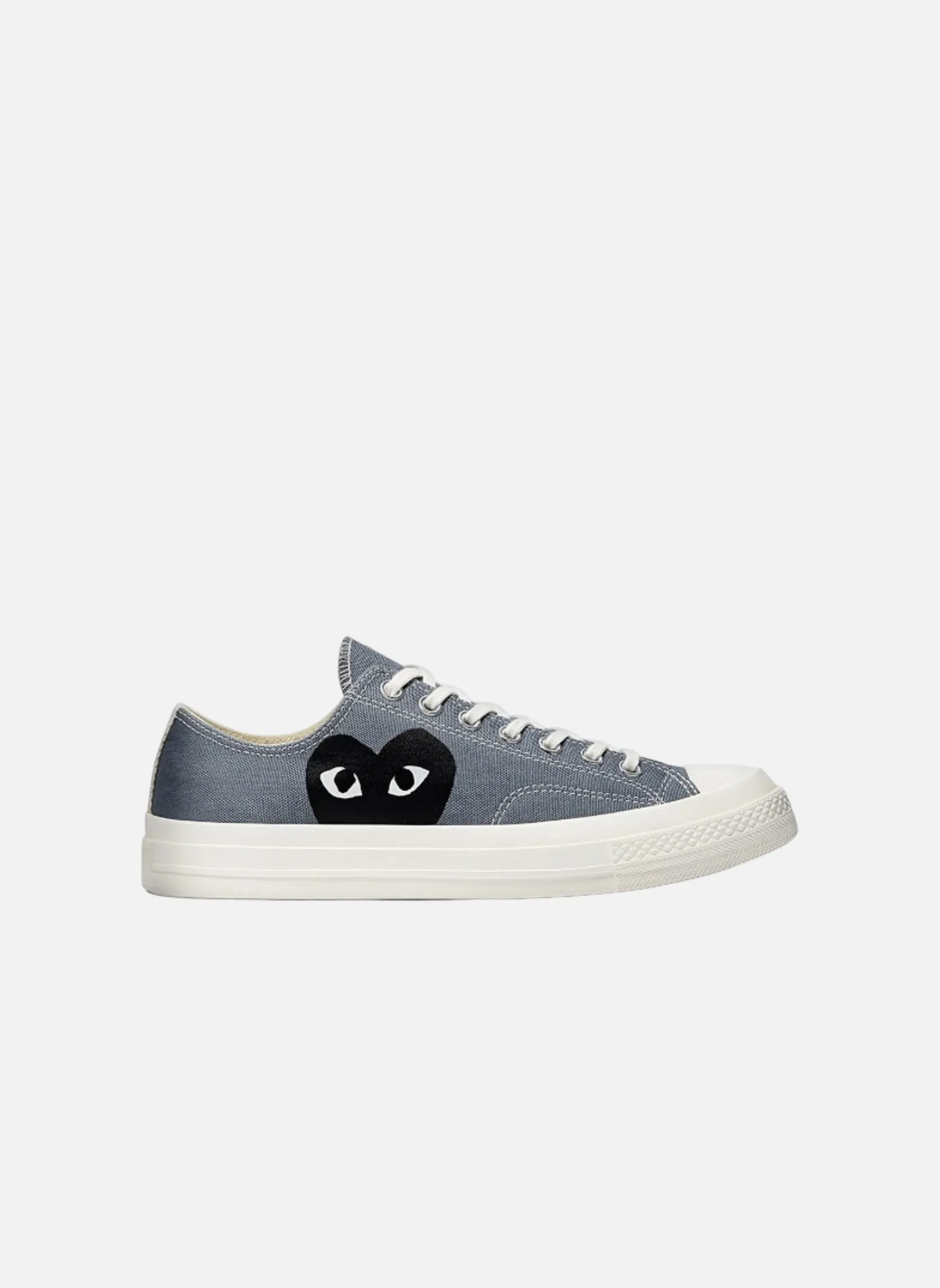 Baskets chuck taylor 70s ox comme des garcons play steel grey Gris CHUCK TAYLOR 70S OX PLAY STEEL