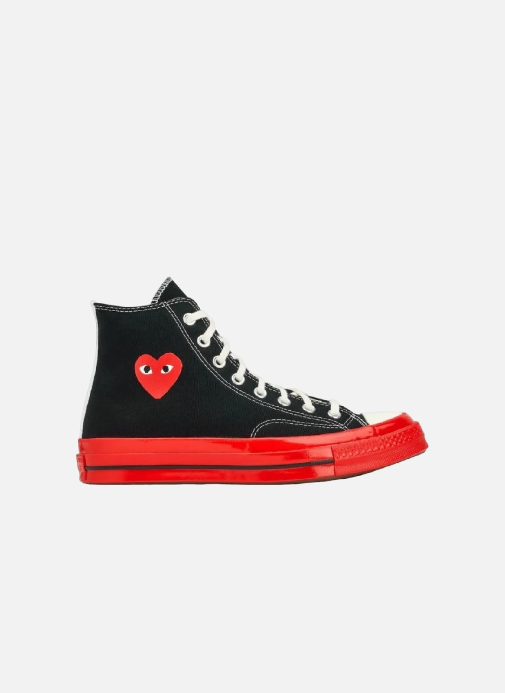 Converse comme des garçons Noir CHUCK 70 HIGH TOP BLACK RED