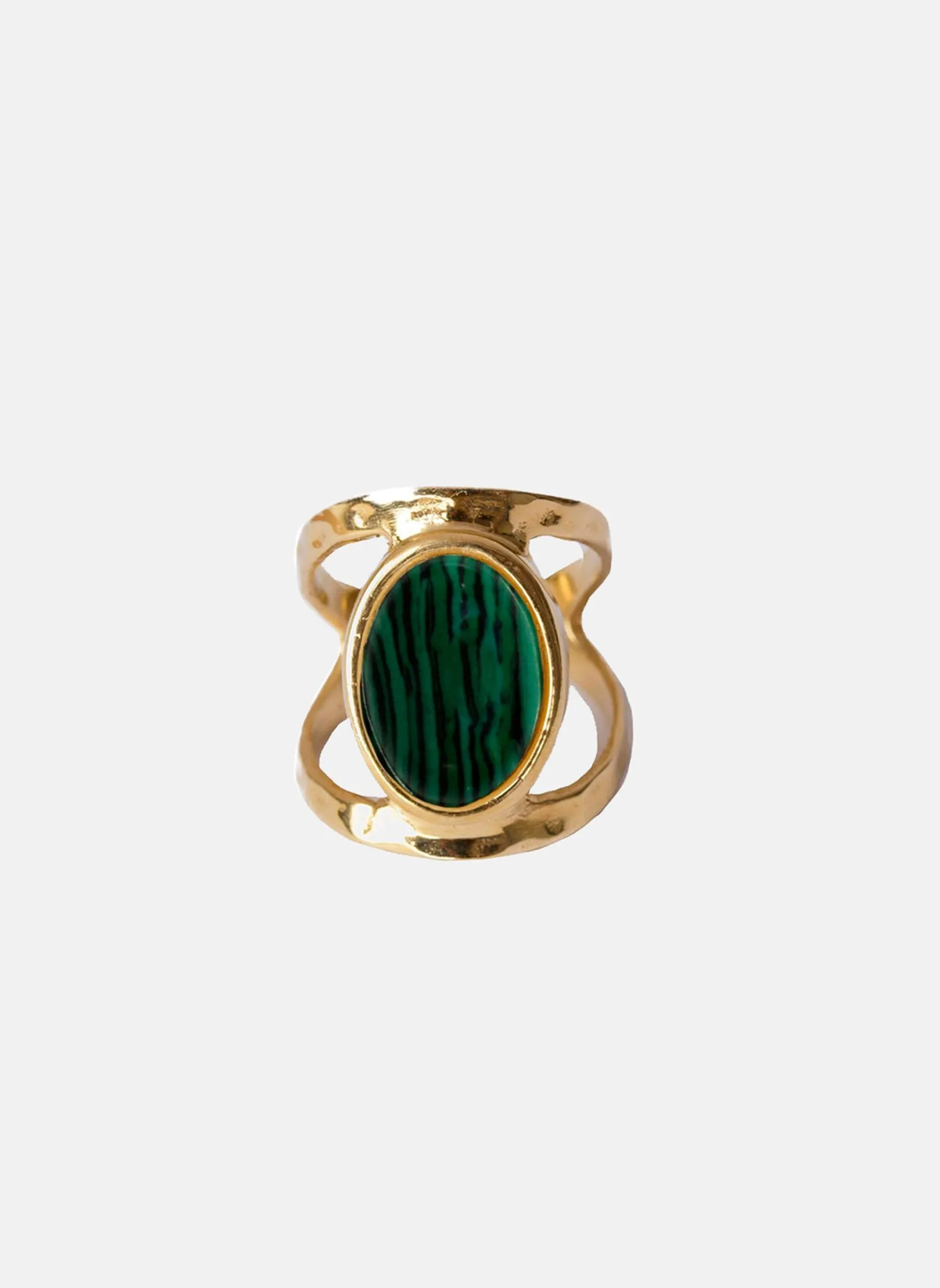 Bague large peace Vert PEACE