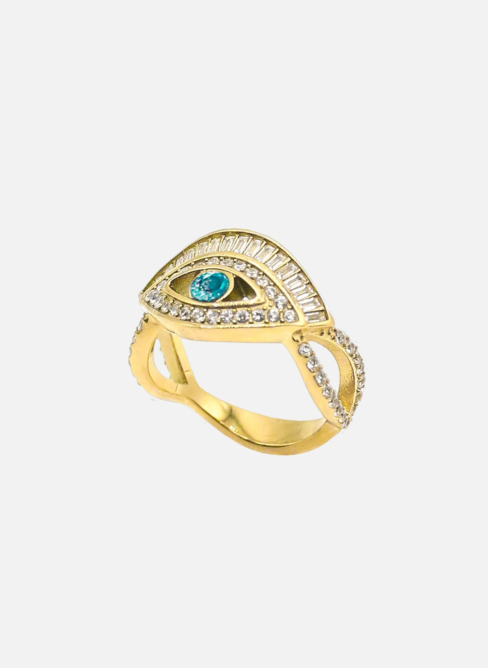 Bague fine aten Bleu ATEN