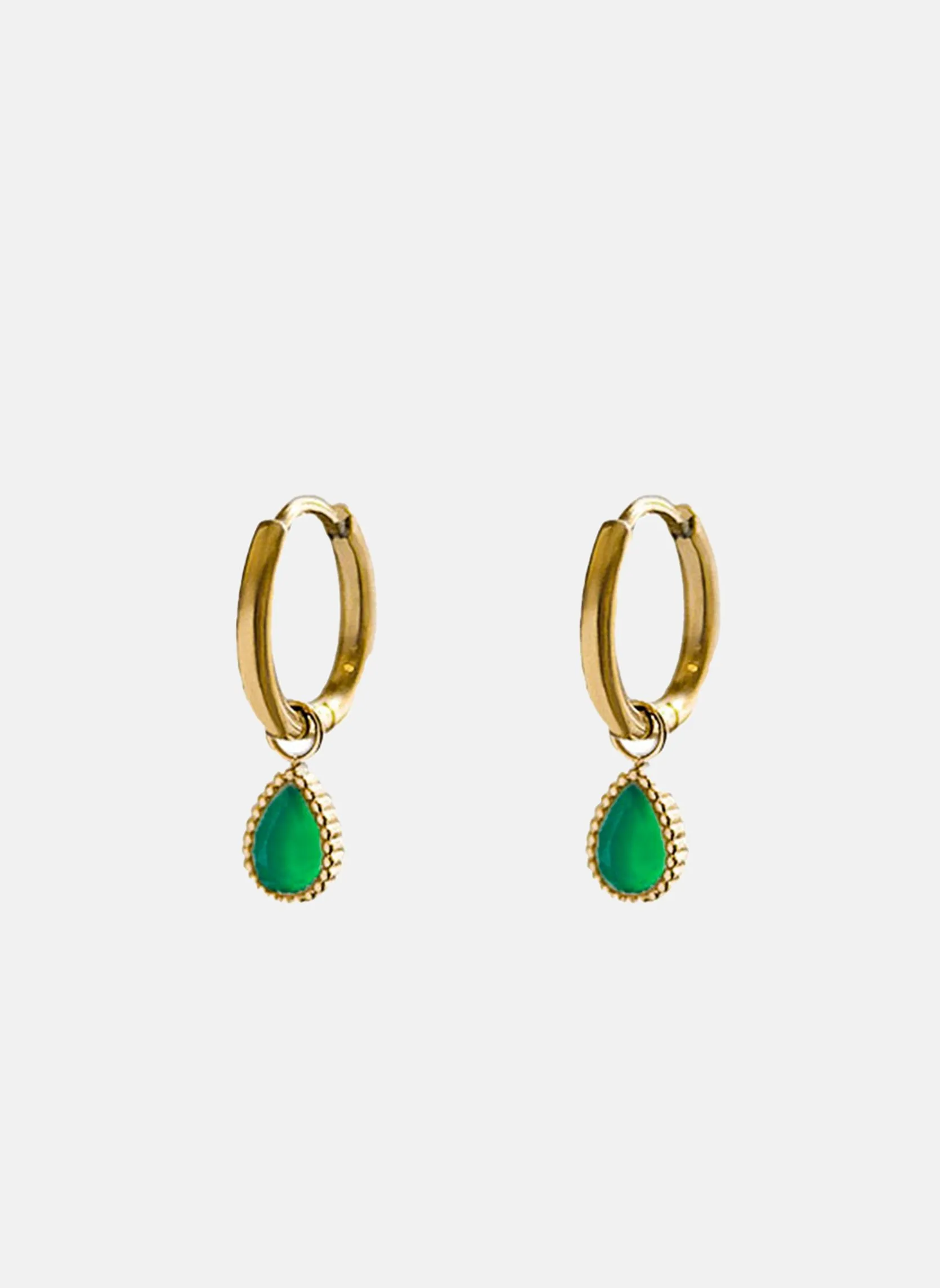 Mini créoles helios Vert HELIOS