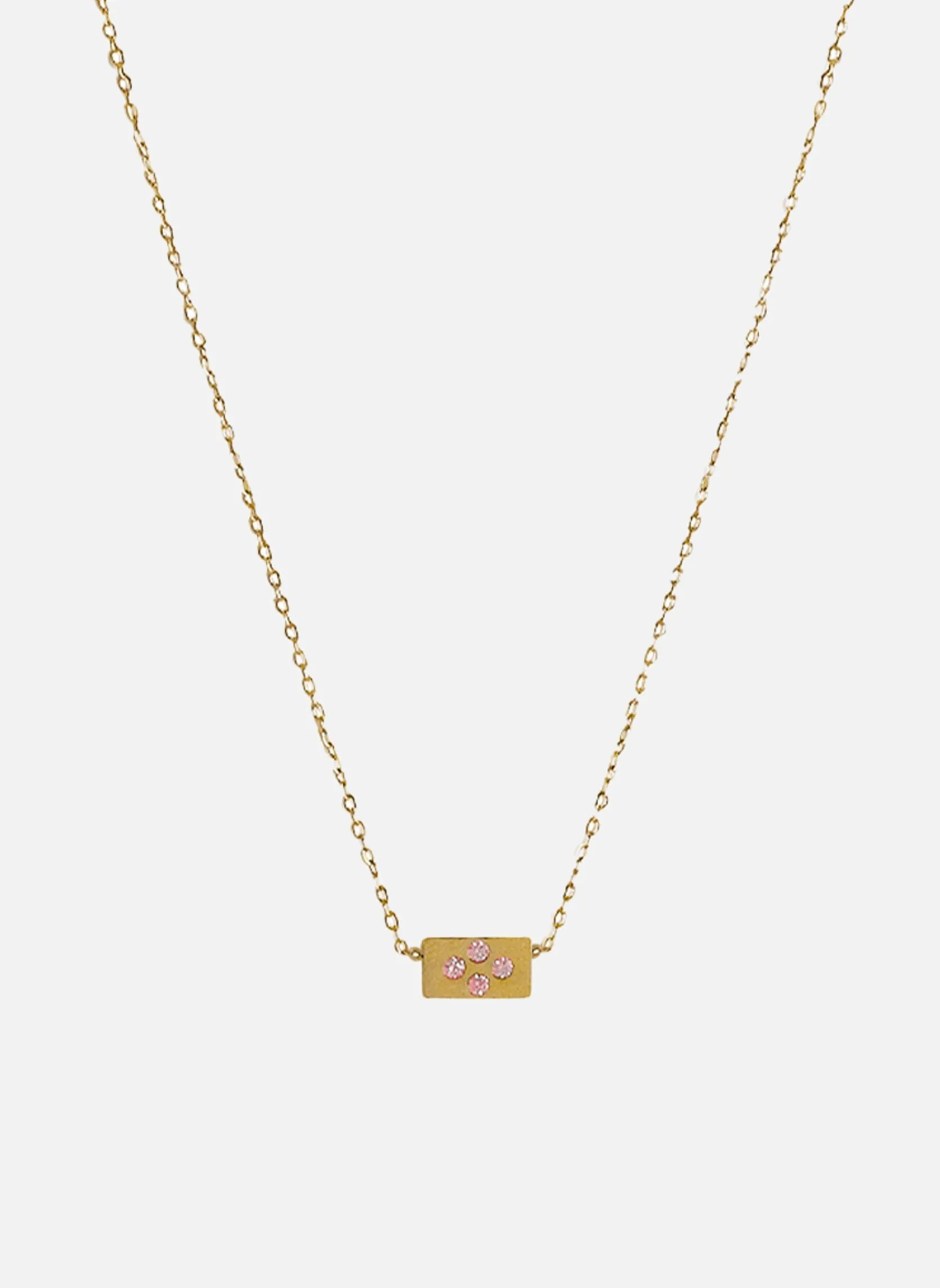 Collier chaîne borée Rose BOREE