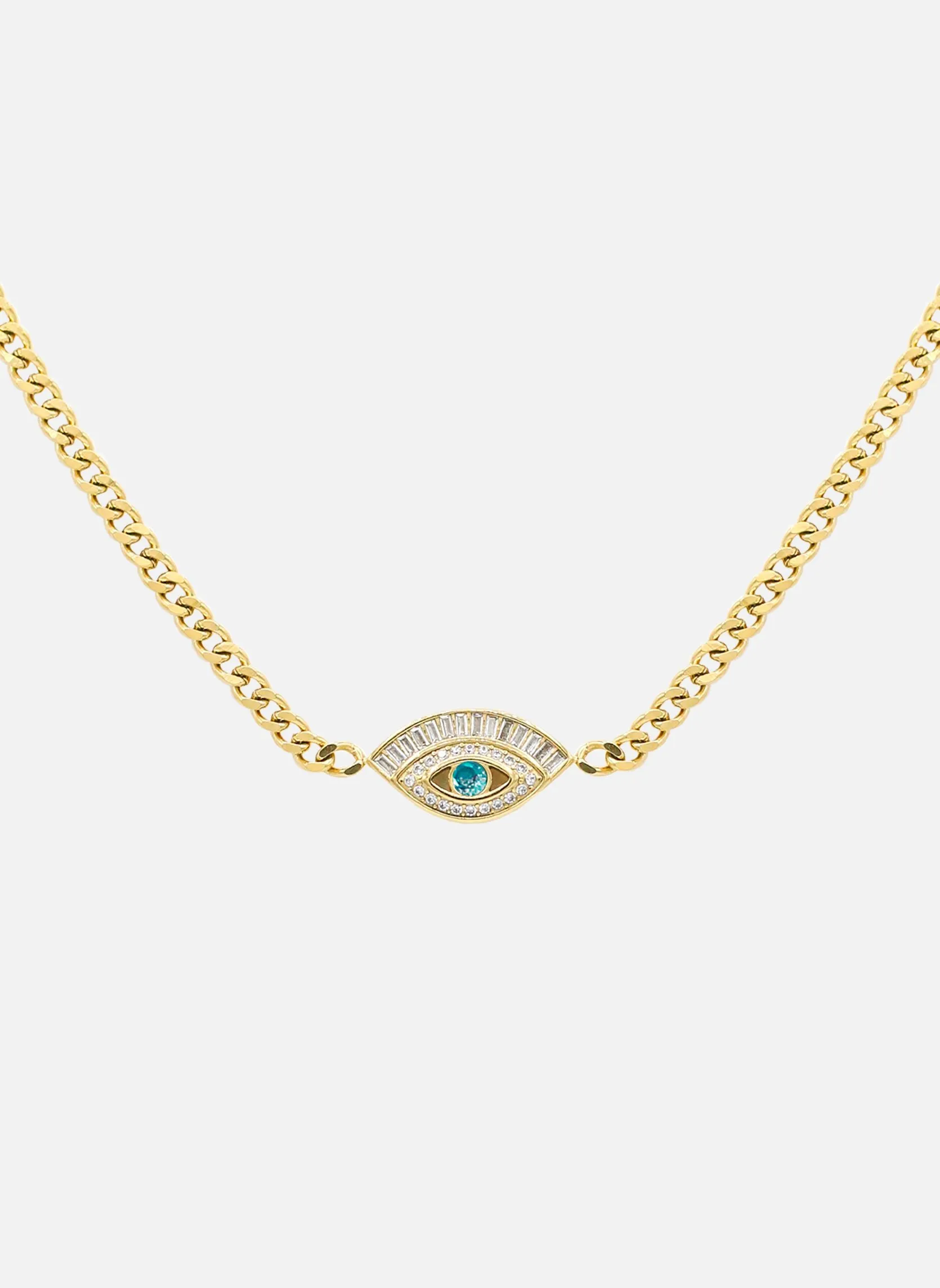 Collier chaîne seth Bleu SETH